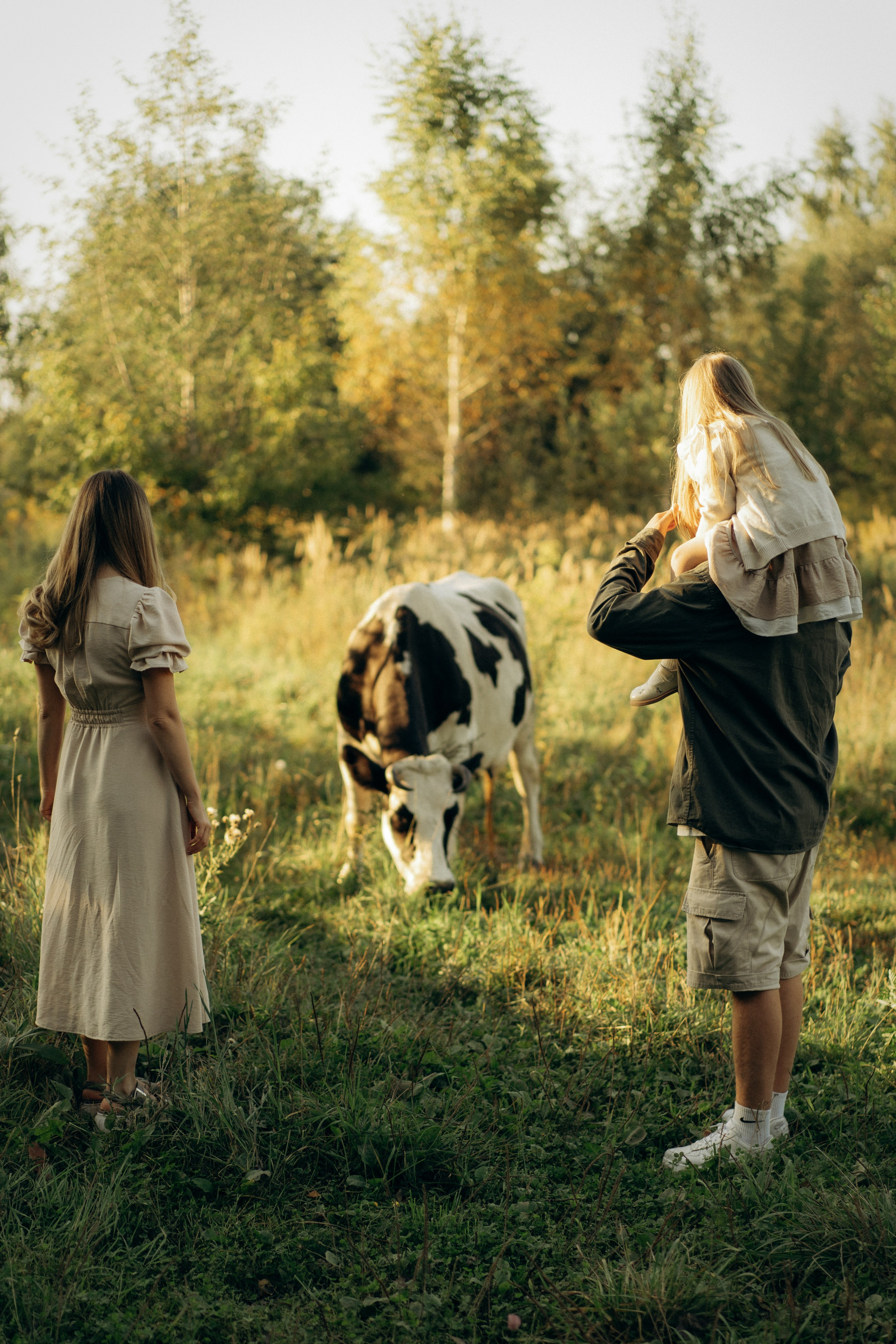 Летний вечер в поле. Семейный lifestyle фотограф в Москве Рената Рафикова