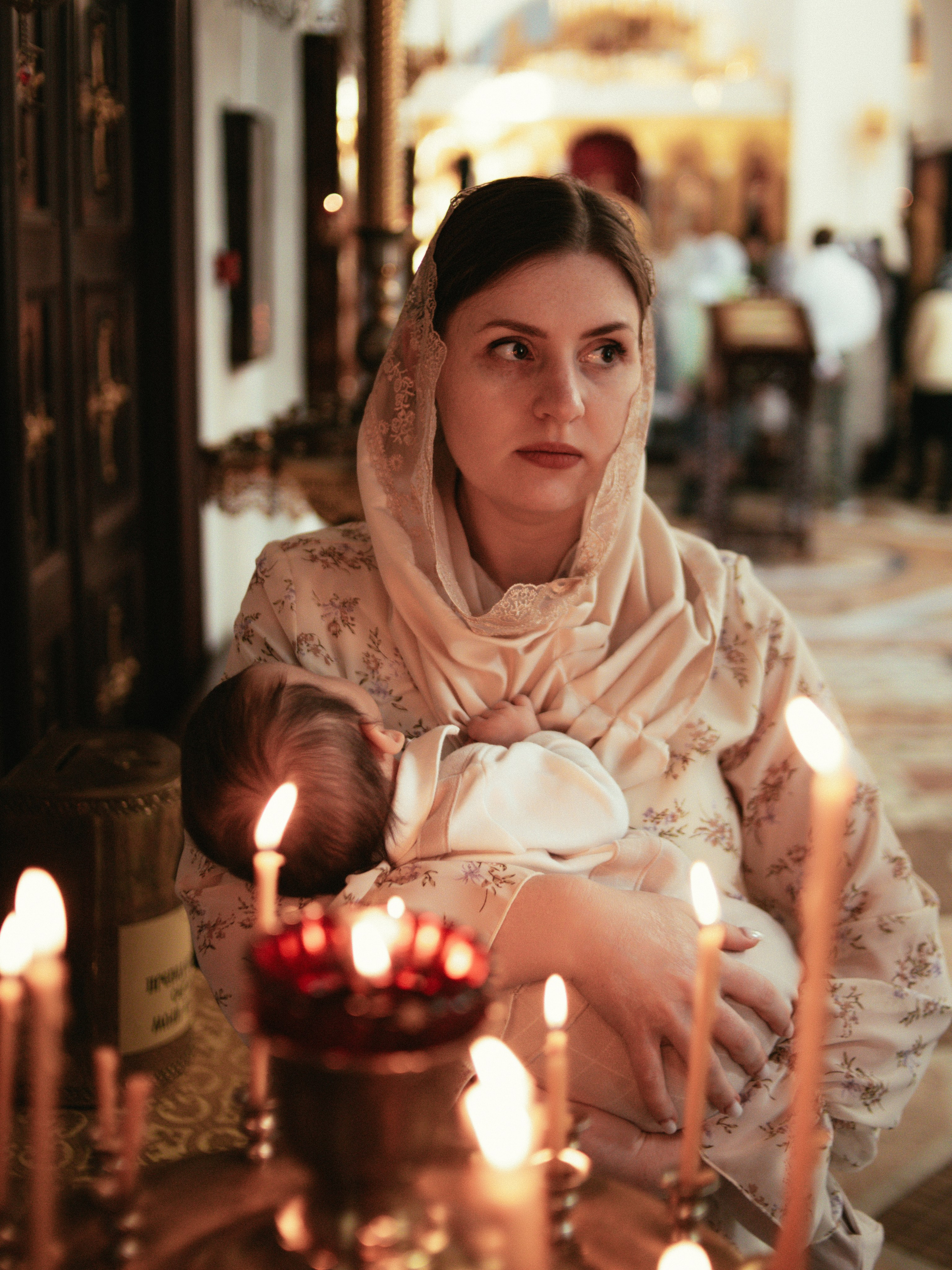 Таинство крещения. Портретный фотограф Алексин/Тула/Москва