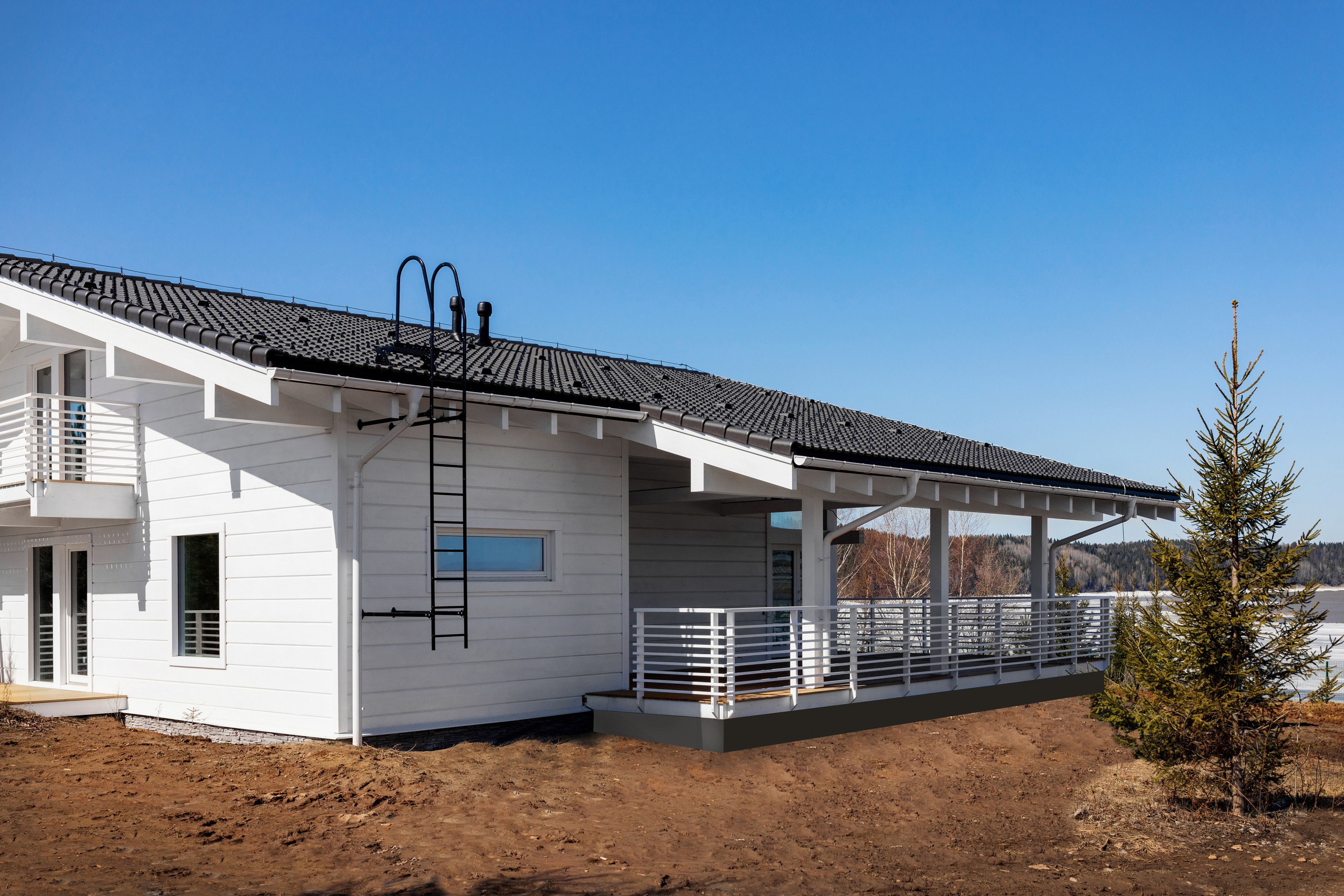 Коттеджный посёлок «Золотая рыбка». Съёмка строящейся недвижимости. Апрель 2022. Фотограф Пермь. Свадьбы. Семья и дети, школа, д. сад. Фотокниги