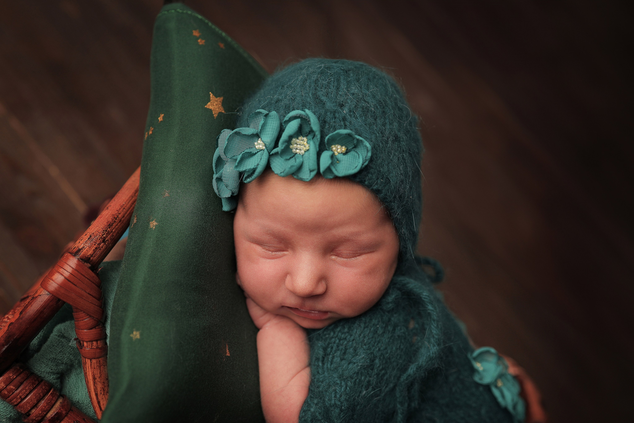 Оливия, 8 дней. Фотограф новорожденных в Новокузнецке Анна Горошникова