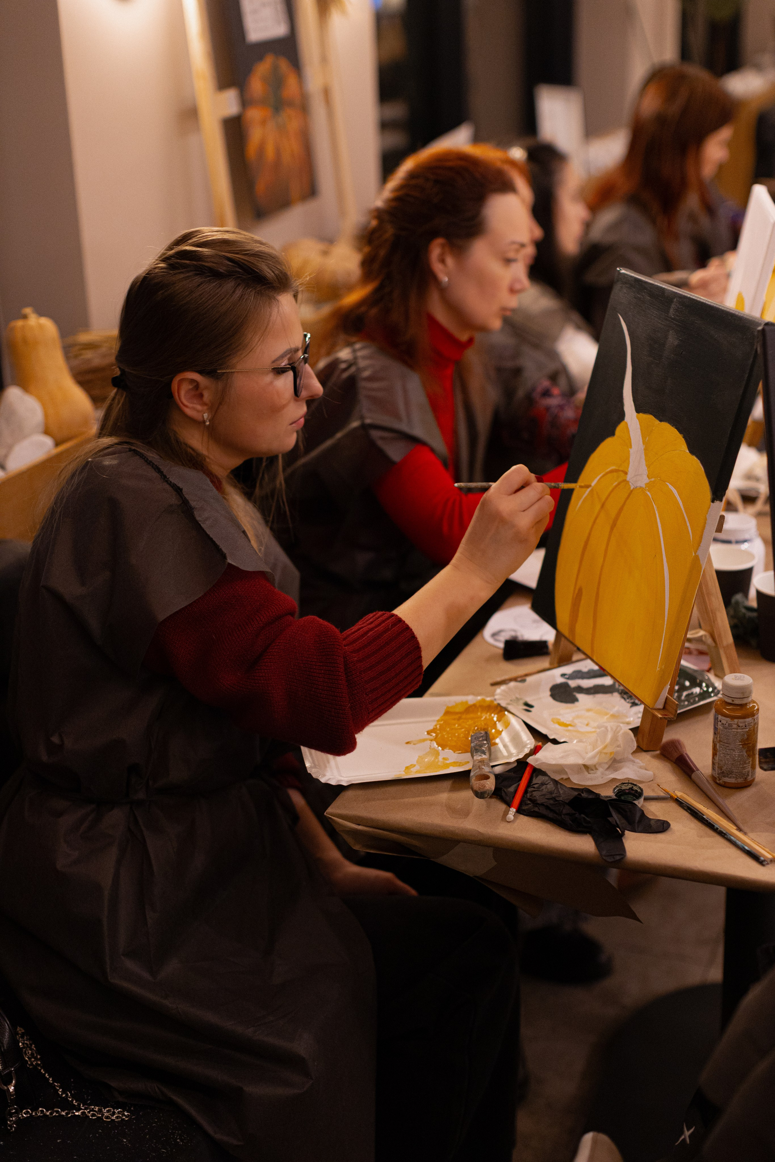 МК Тыква в кафе Здрасте. Анастасия Ракчеева Художник