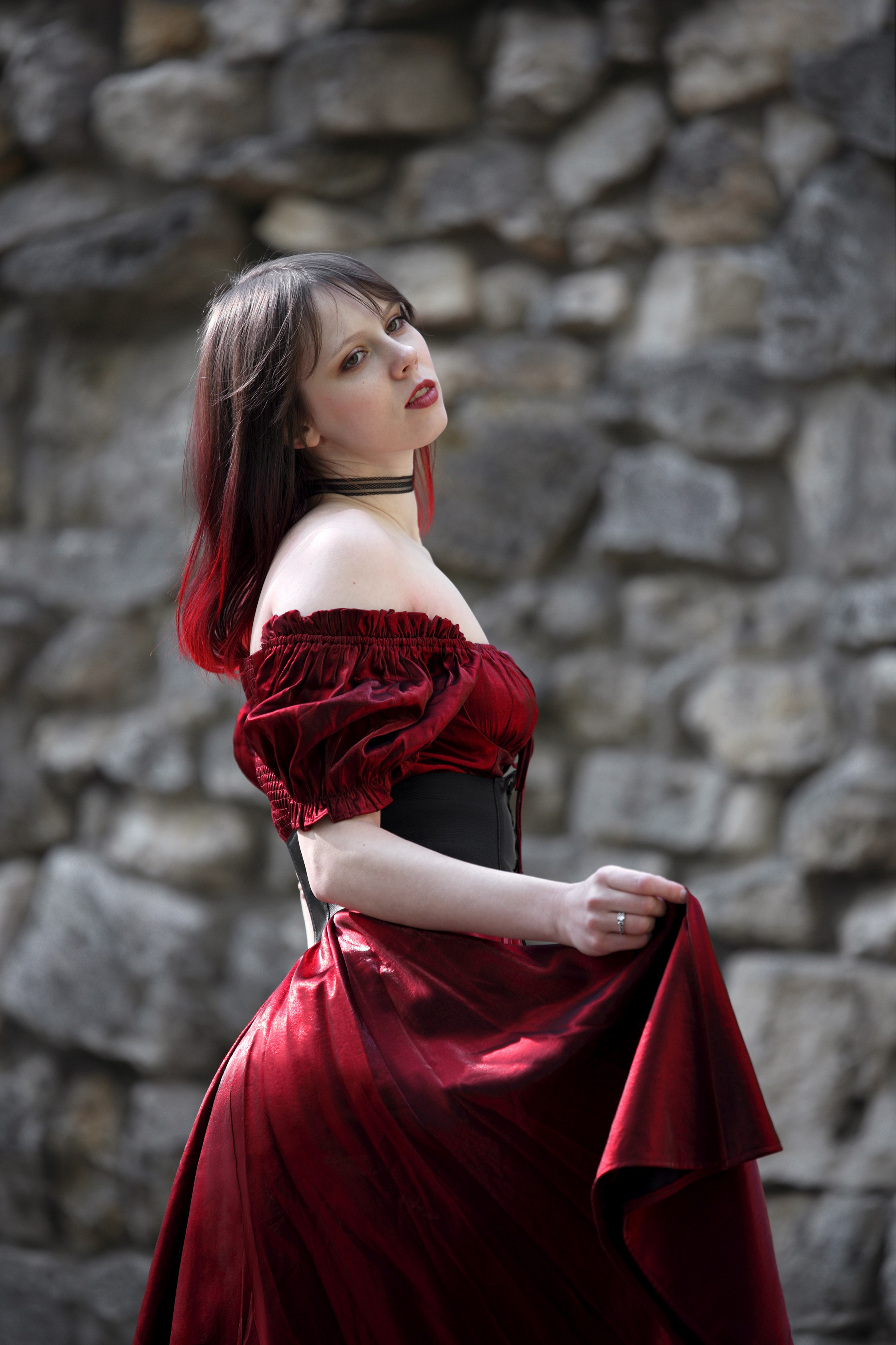 Jungfrau in Rot. Арт-фотограф. Coffelisk