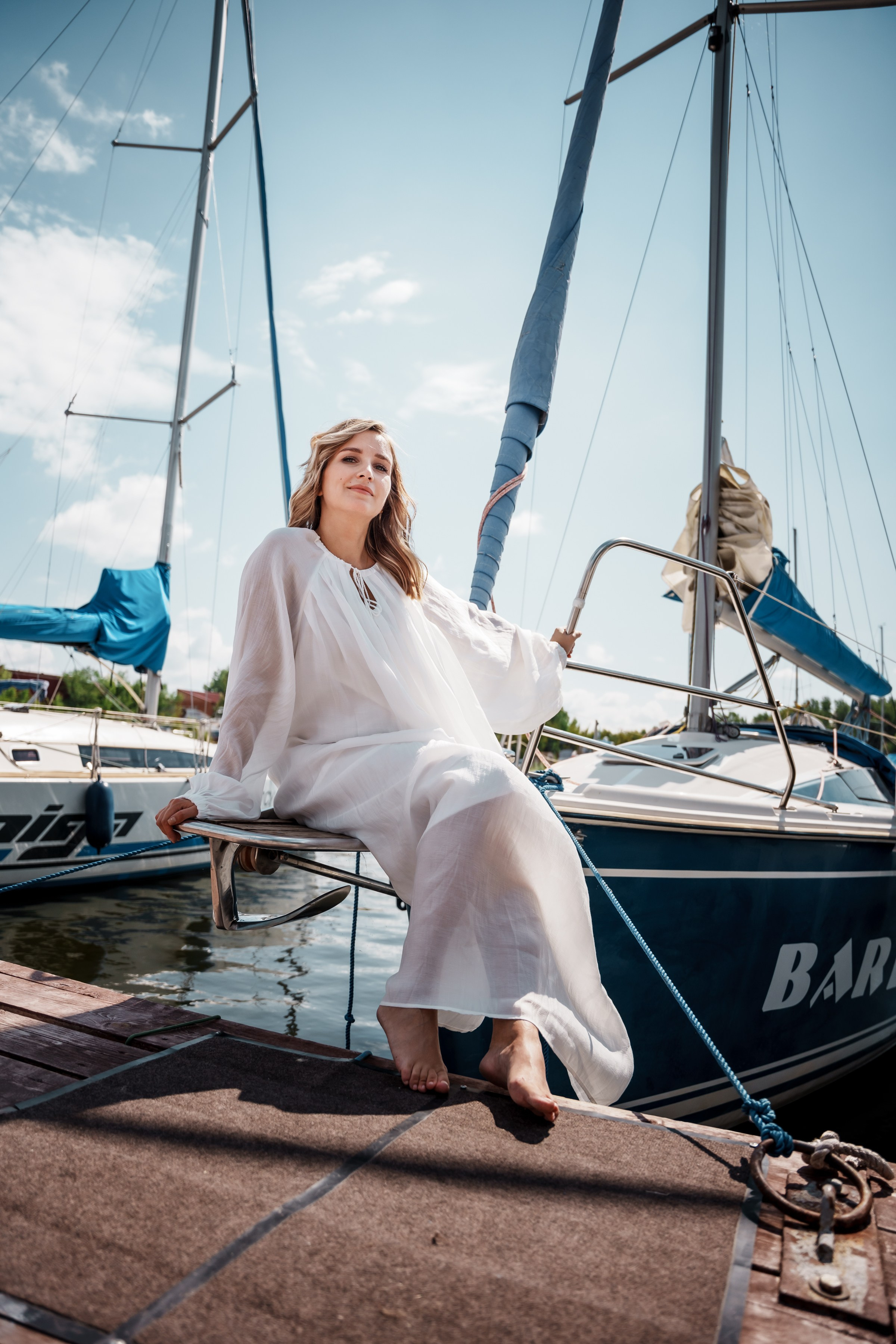 На яхте. Ольга Плаксина фотограф в Саратове