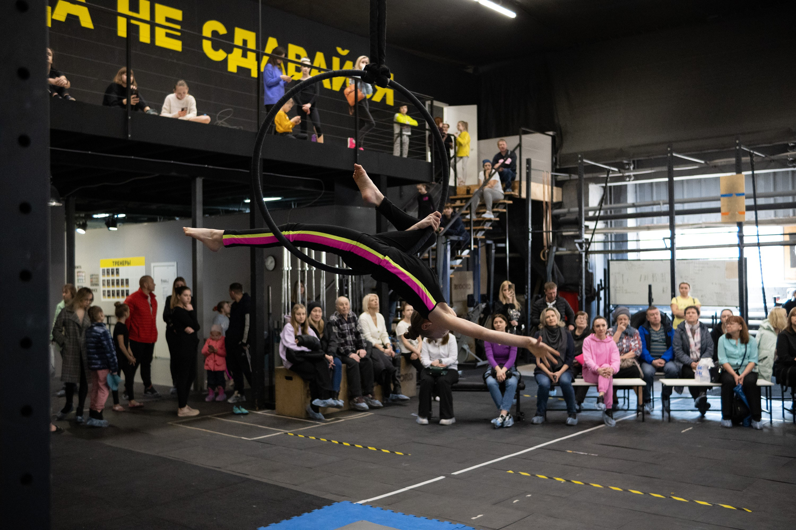 Внутриклубные соревнования по воздушной гимнастике 02.04.23