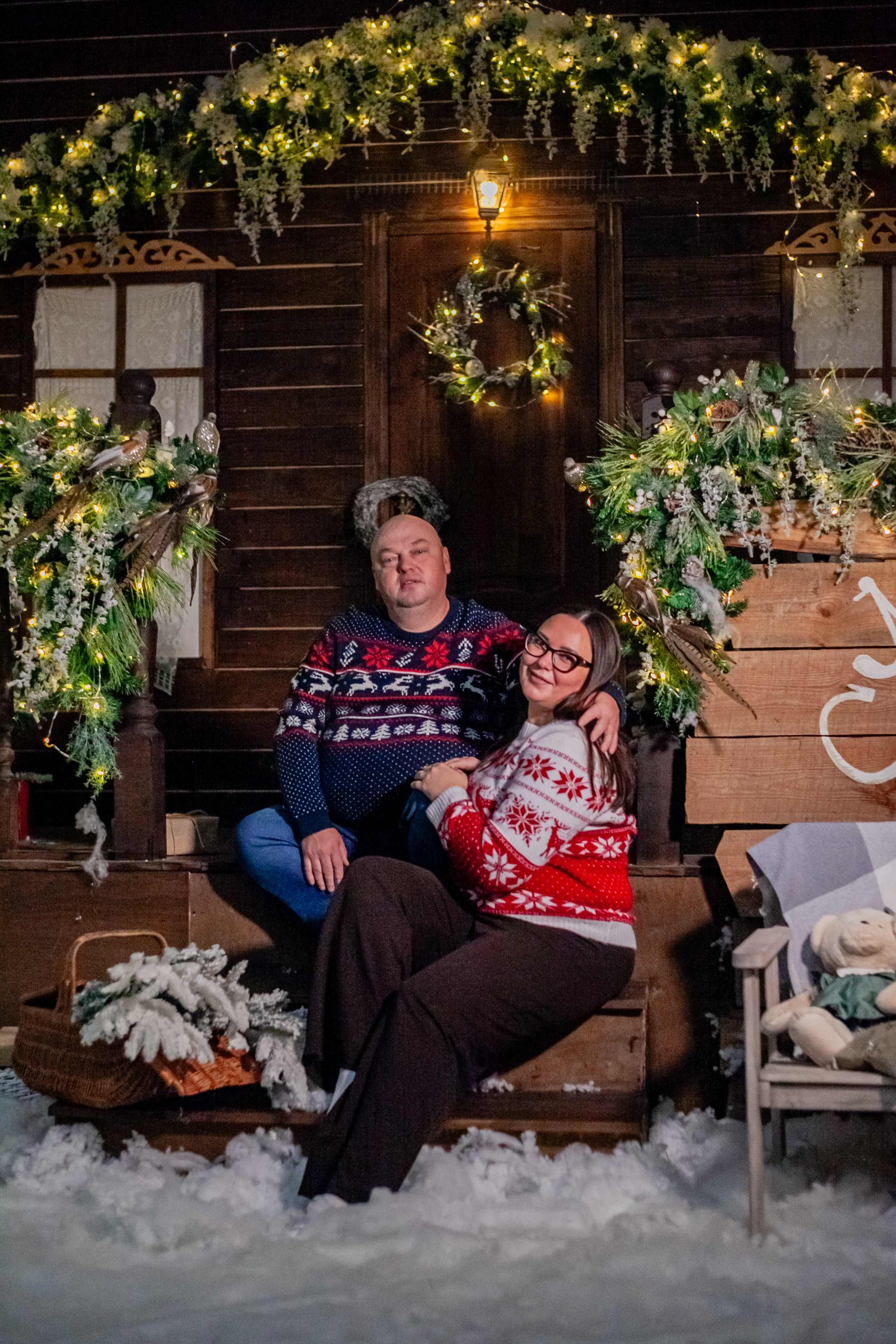 Ульяна и ее семья новый год 2024. Свадебный и семейный фотограф в Армавире