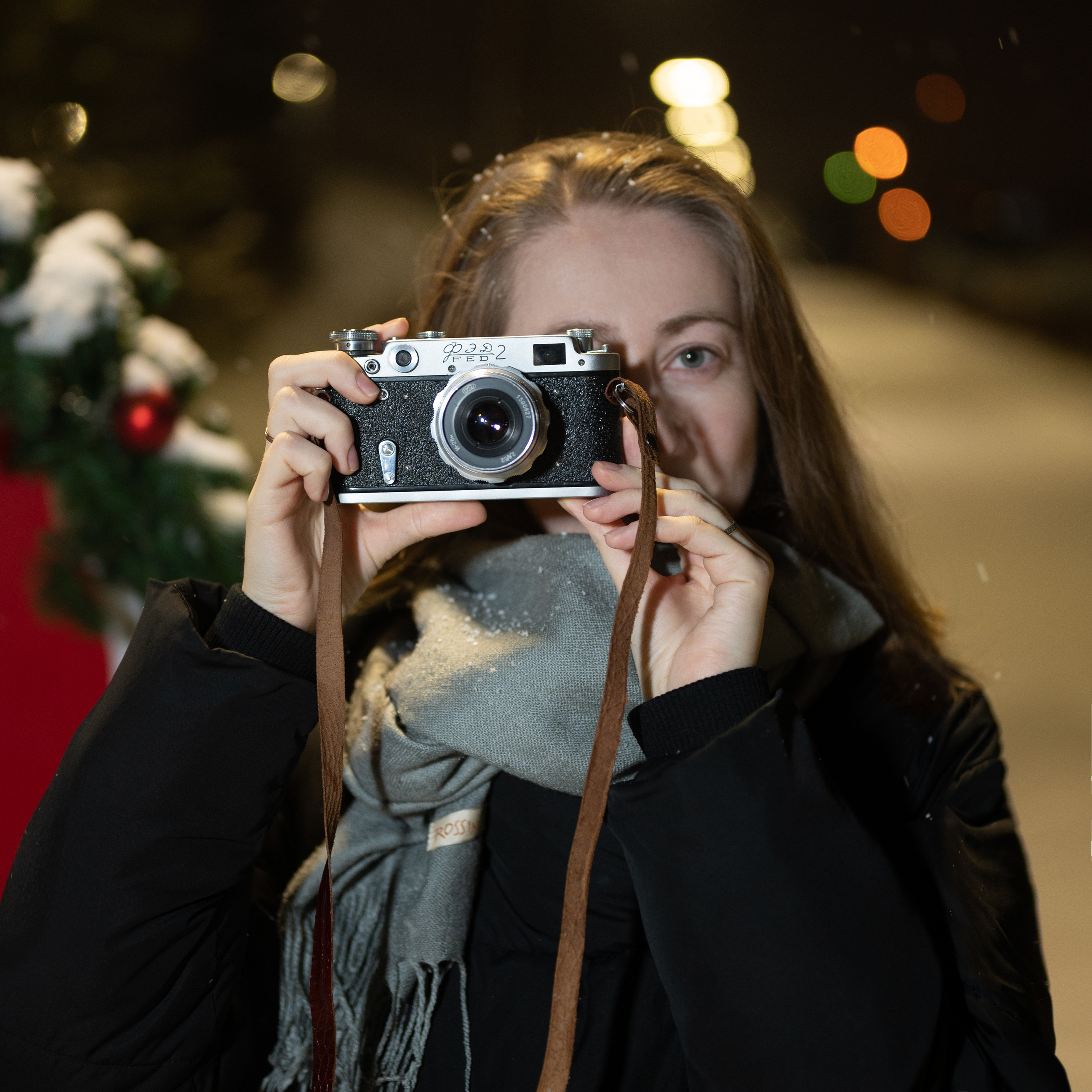 Фотосессия с ретро фотоаппаратом 