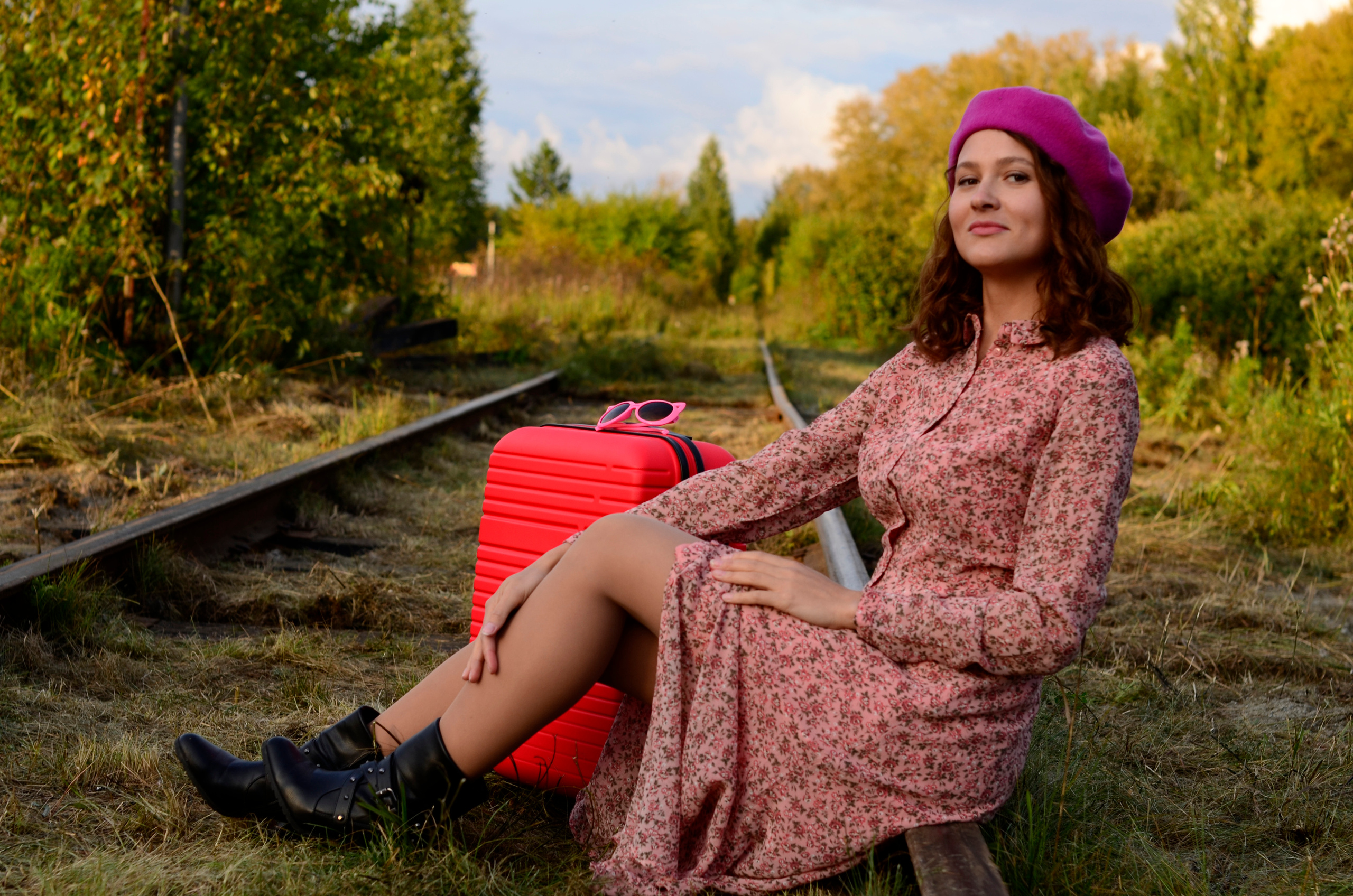 Фотосессия на железной дороге