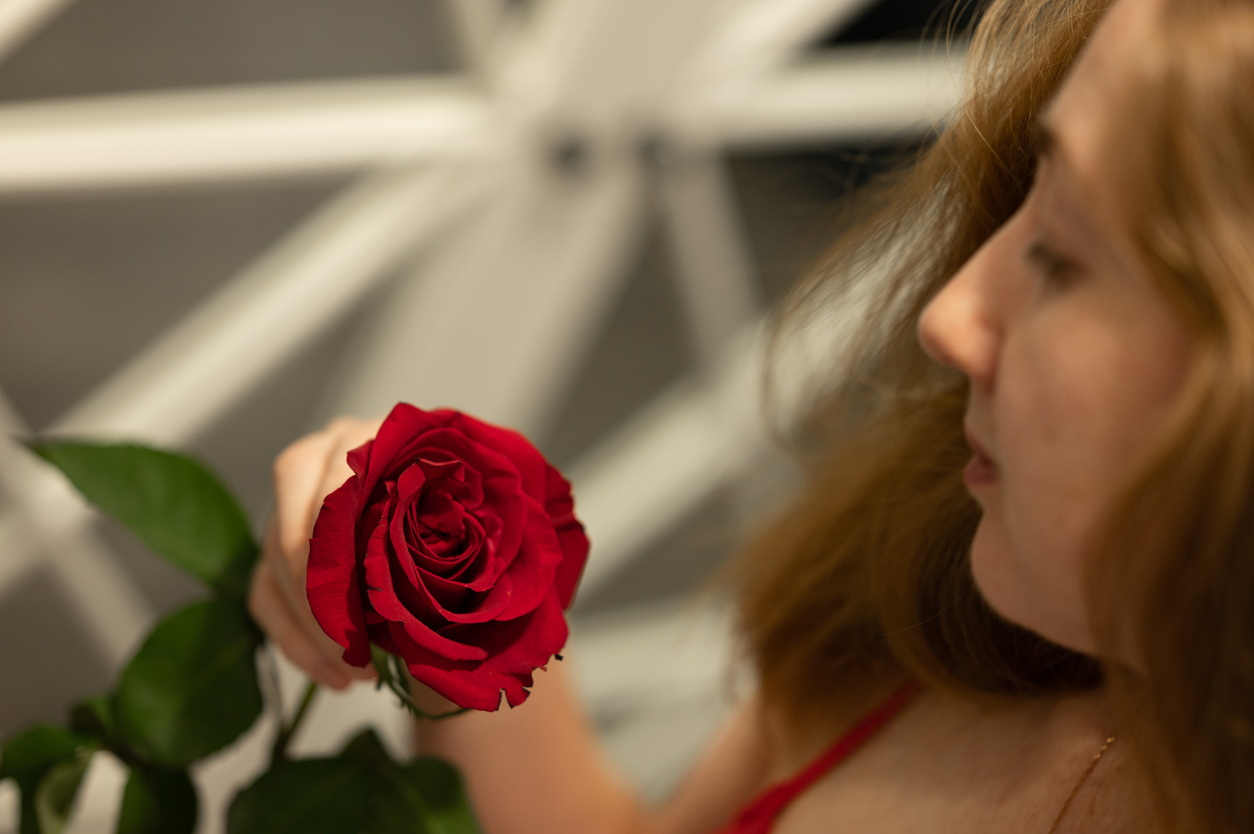 Портретная фотосессия с розами