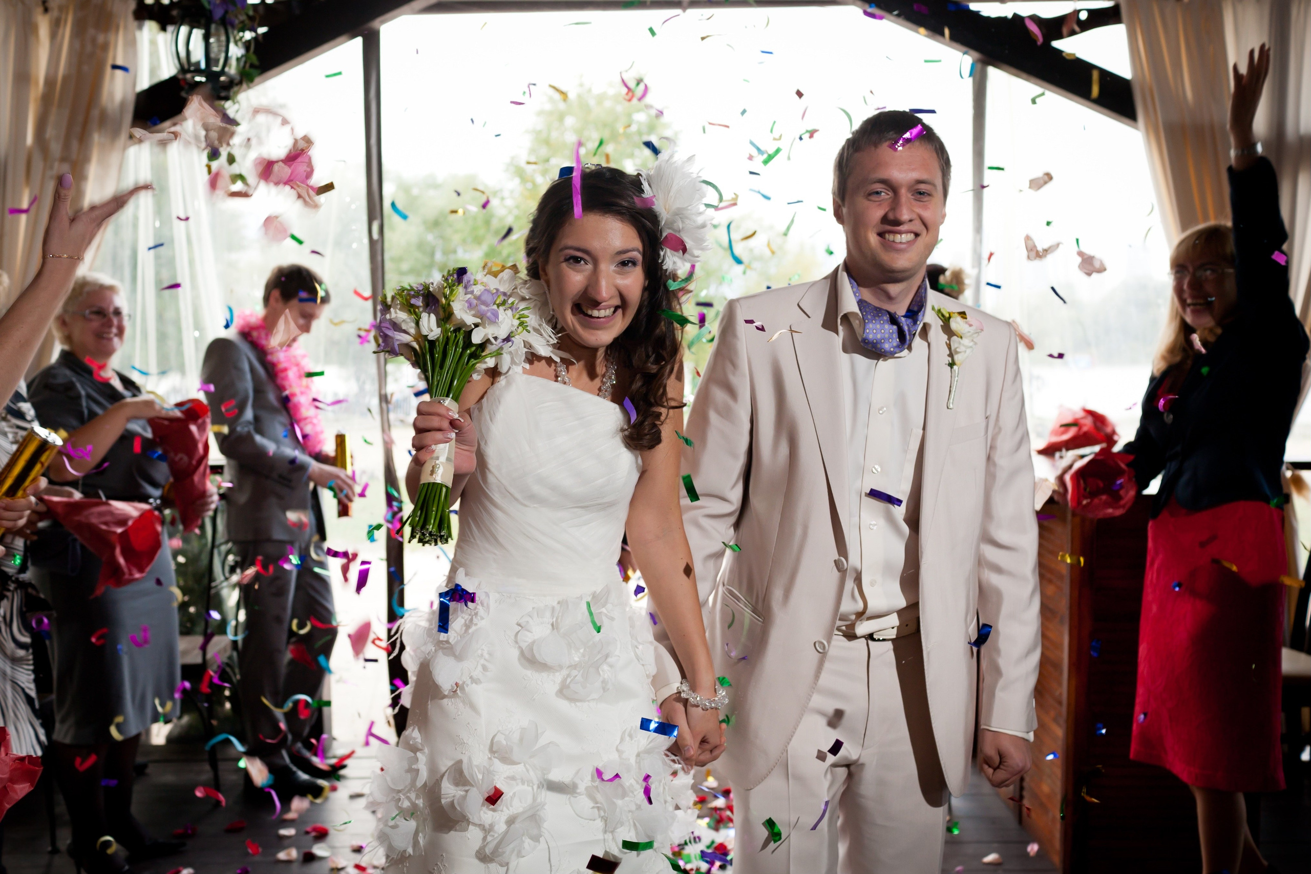 Съемка свадьбы в Серебряном бору. Фотографы в Москве Светлана Устинова и Сергей Грачев