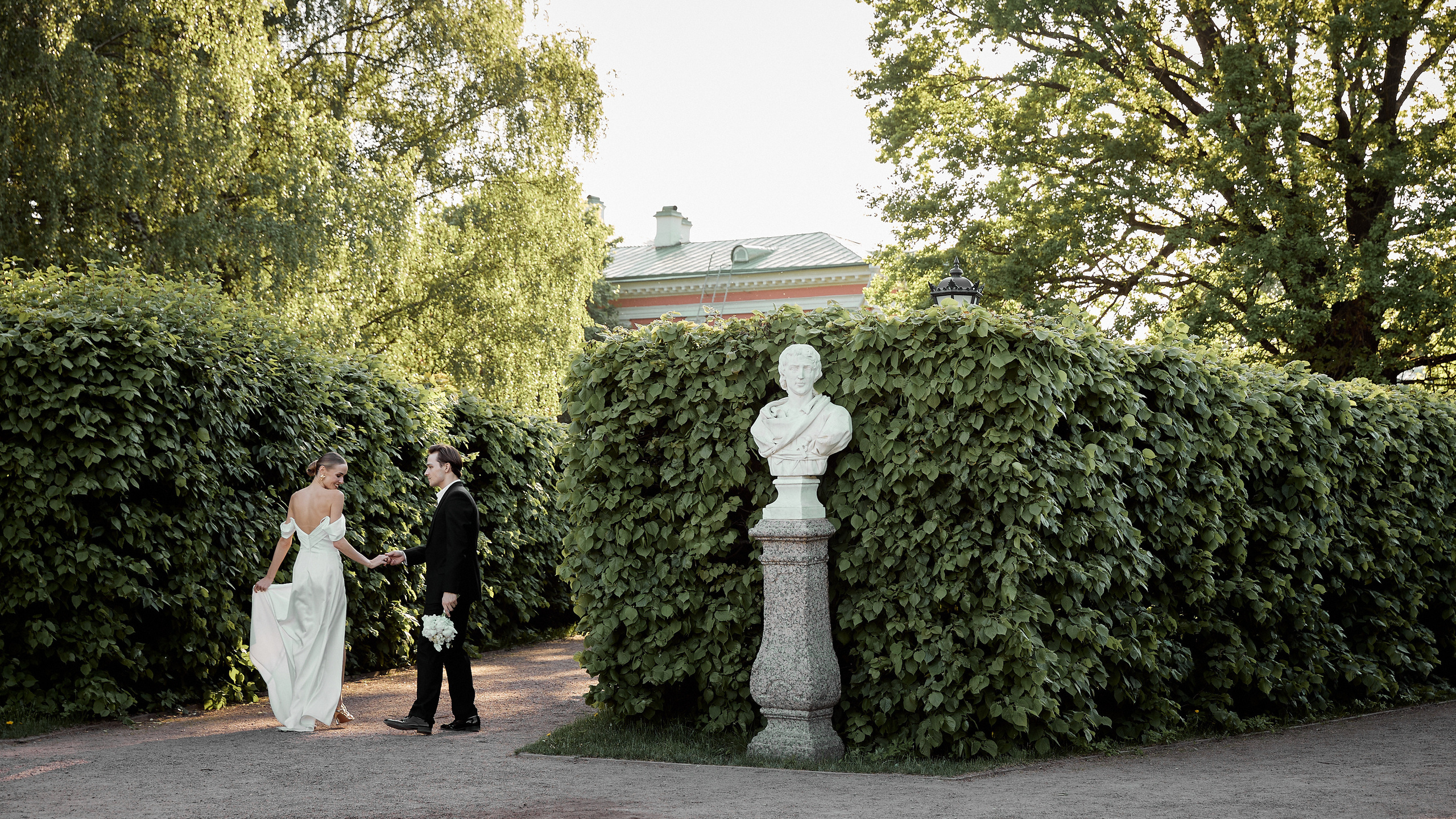Прогулка в Кусково — Наталья и Никита. Свадебный фотограф Москва Калуга