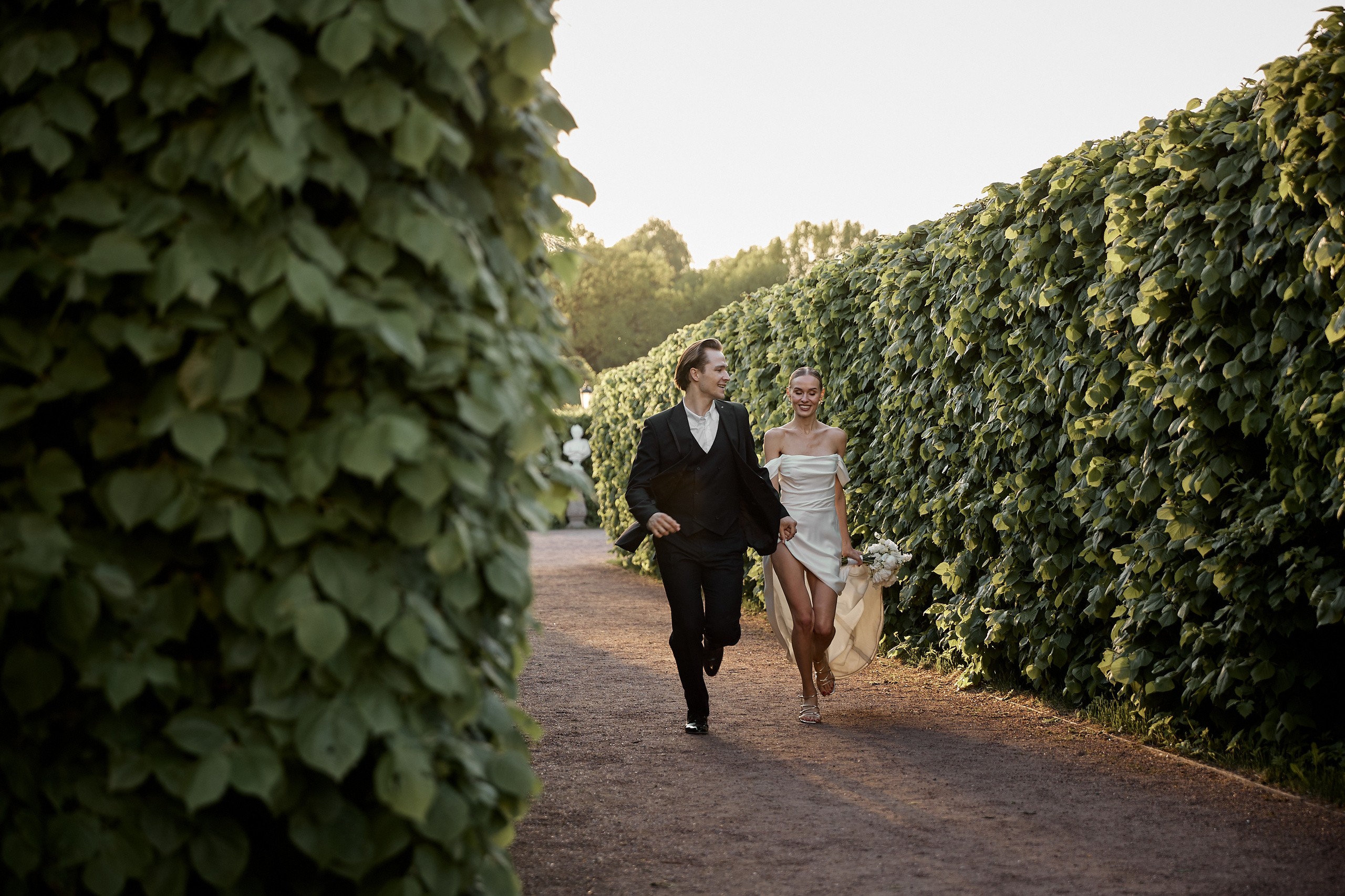 Прогулка в Кусково — Наталья и Никита. Свадебный фотограф Москва Калуга
