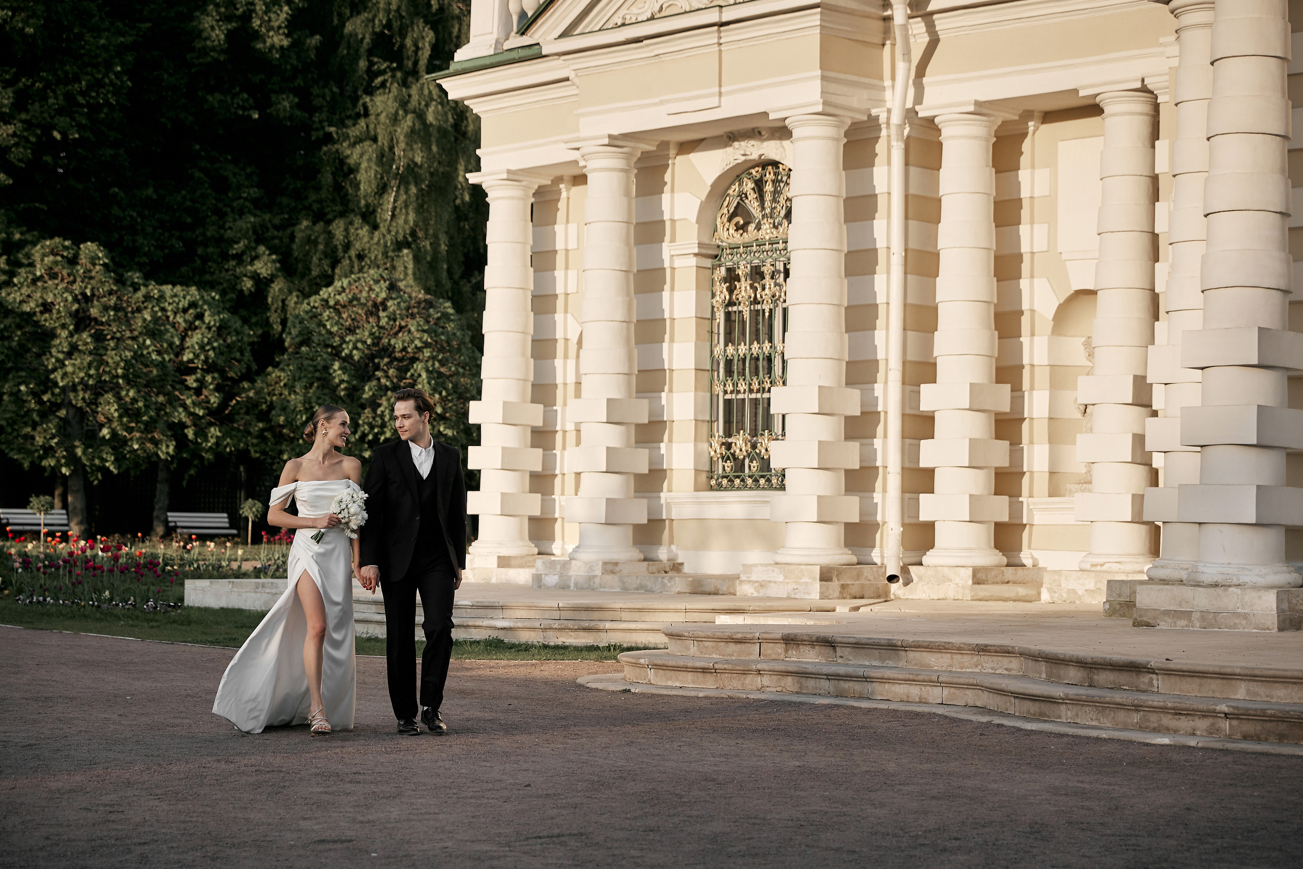Прогулка в Кусково — Наталья и Никита. Свадебный фотограф Москва Калуга