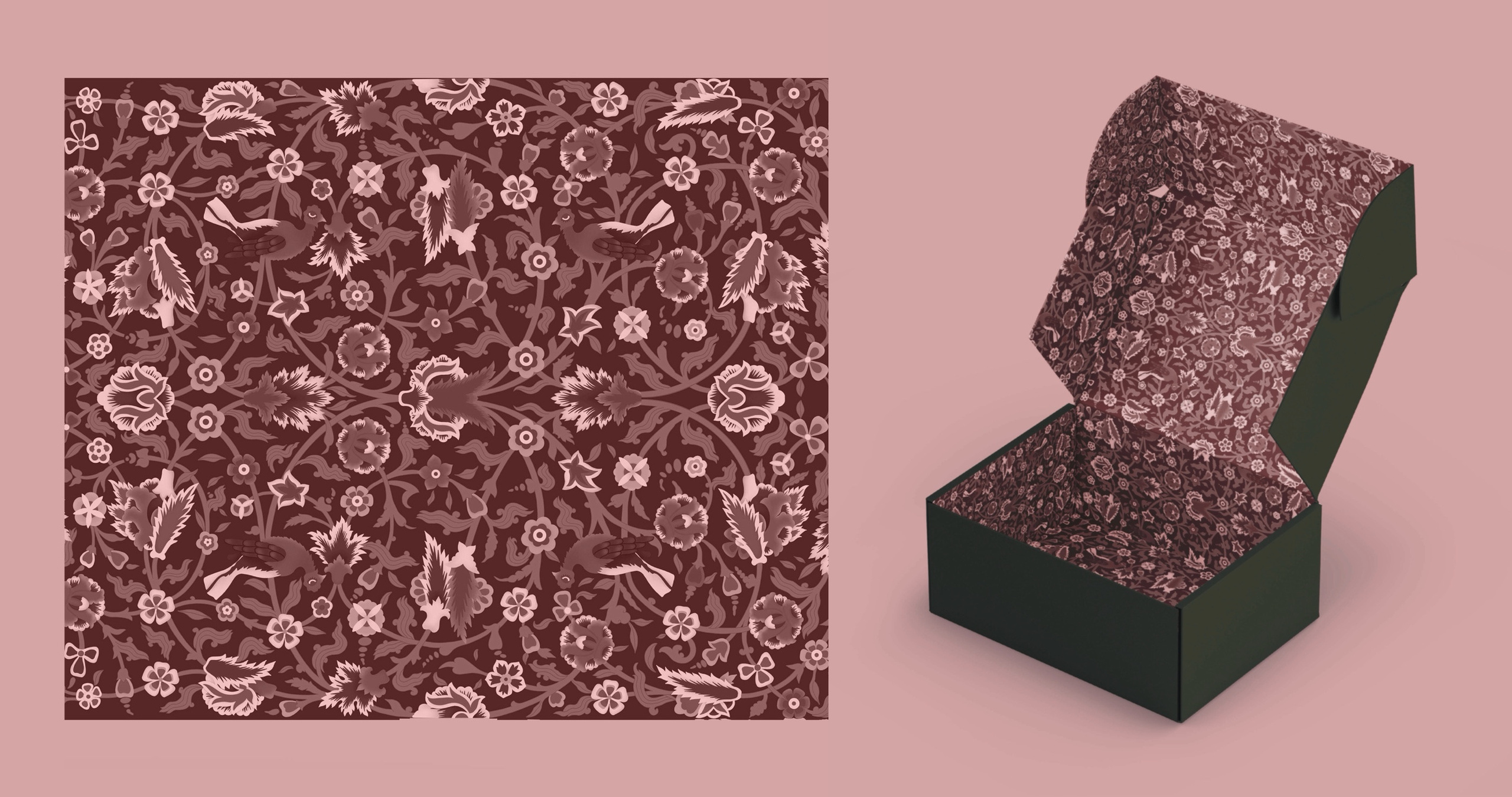 BEAUTY BOX. Design, illustration and painting