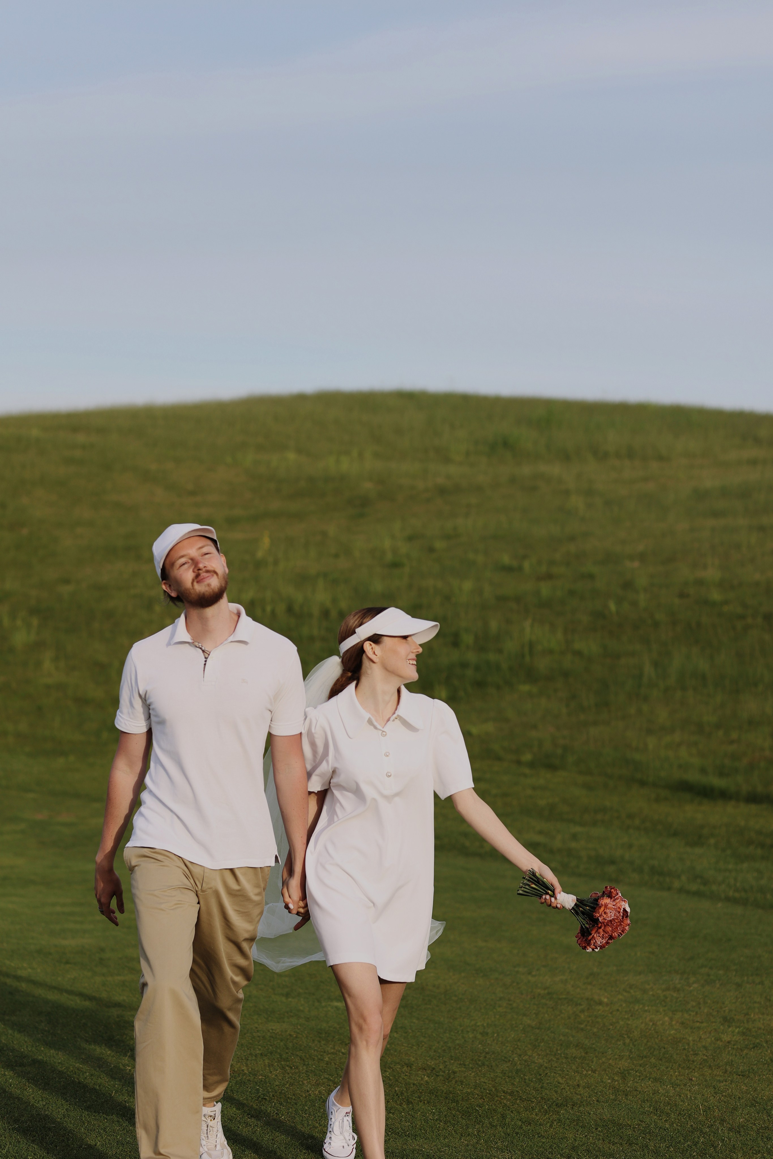 Свадебная фотосессия в гольф-клубе Петергофа. Свадебный и love story фотограф в Санкт-Петербурге (Спб) Natali Iva