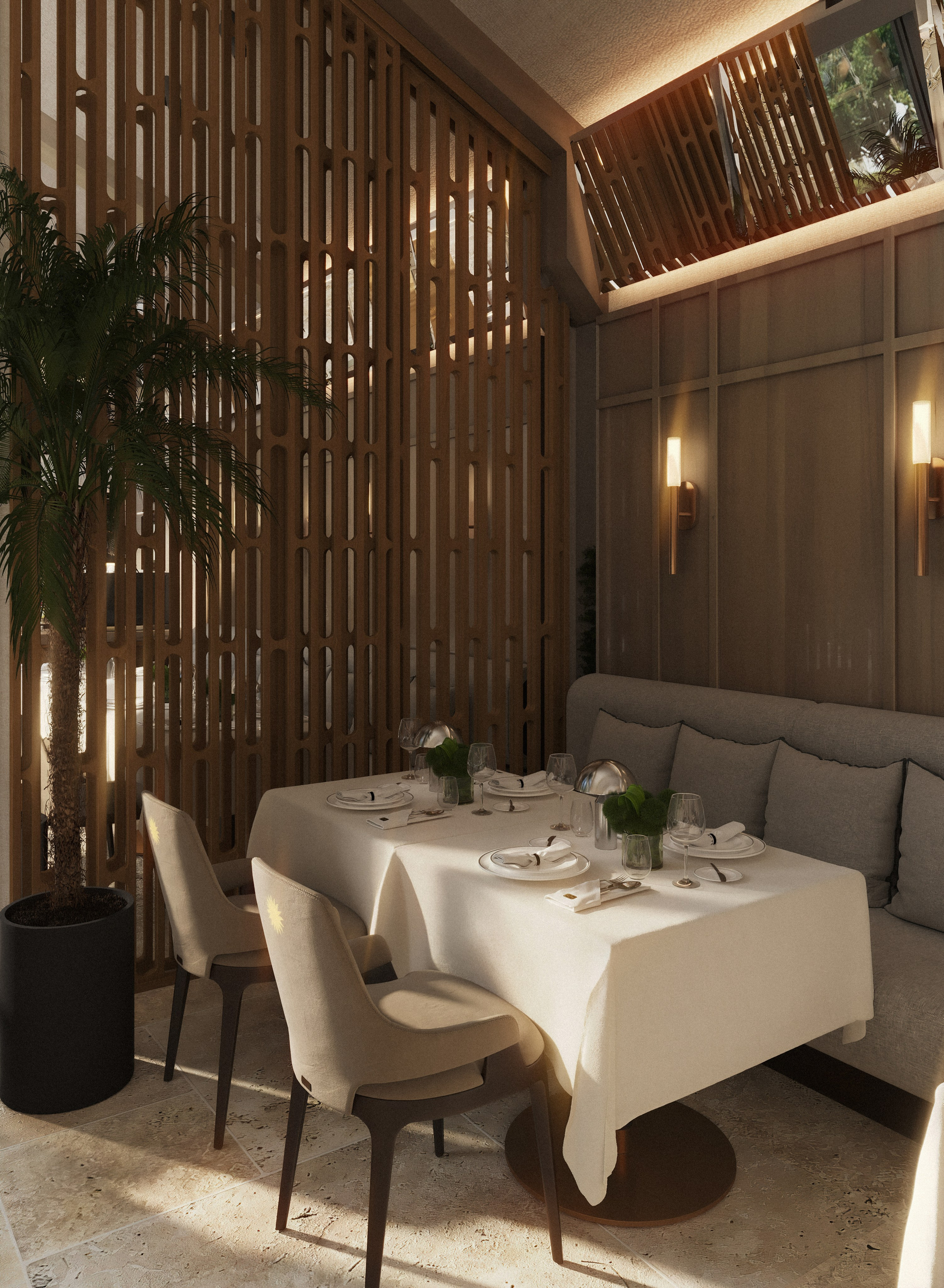 Ресторан. Юлия Григорьева — 3D визуализатор