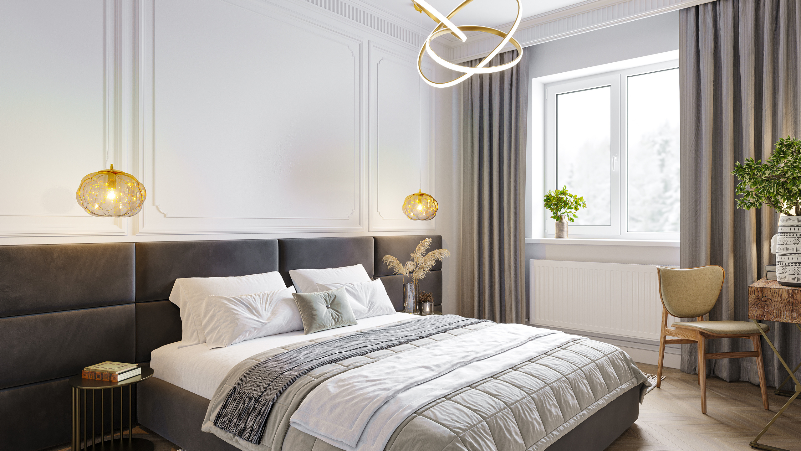 Дизайн спальни в гостевом доме. Intoo.ru — Дизайн интерьера в Москве. Частный дизайнер Роман Королев