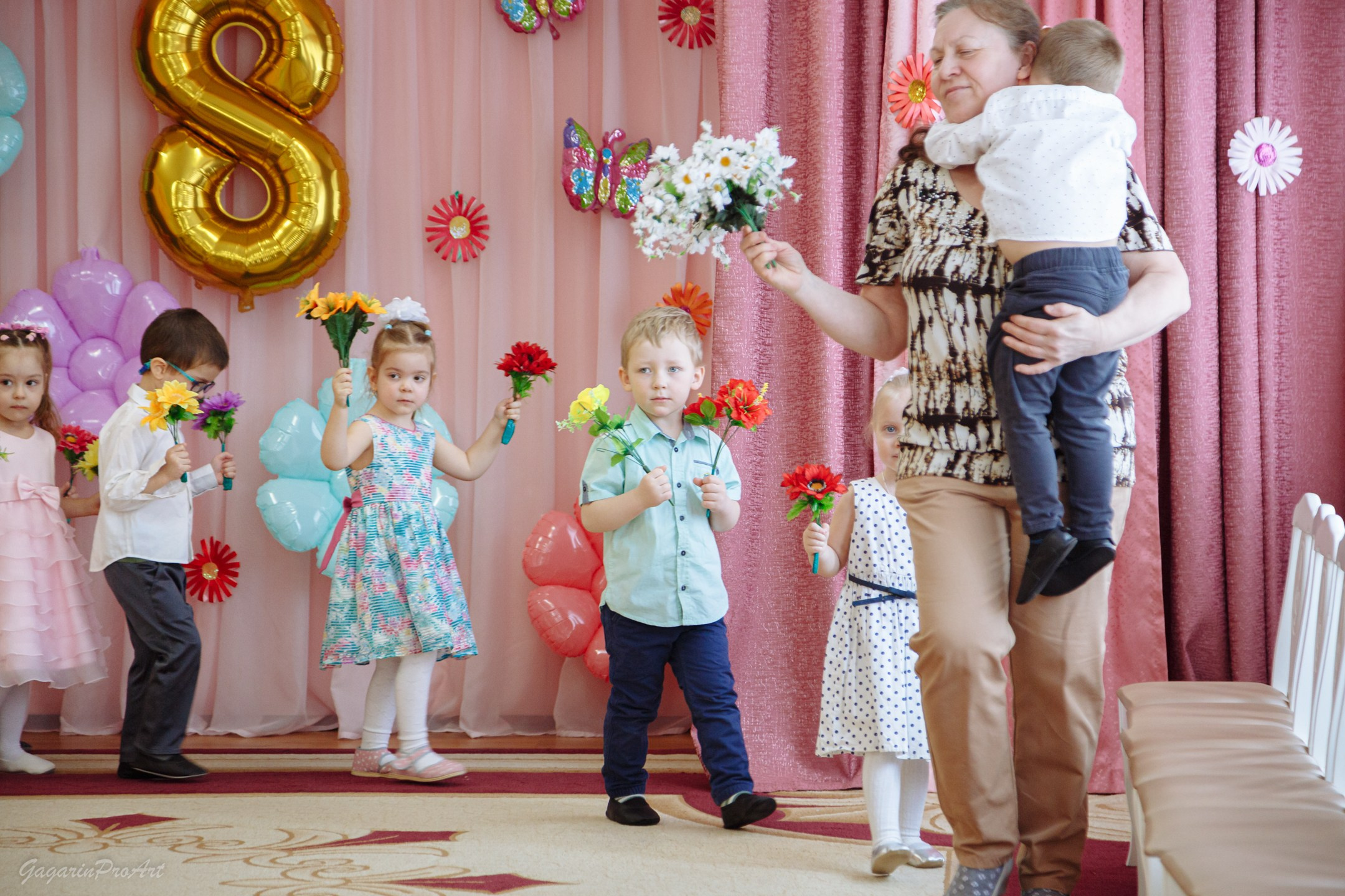 Репортаж в саду на утренник. GagarinProArt