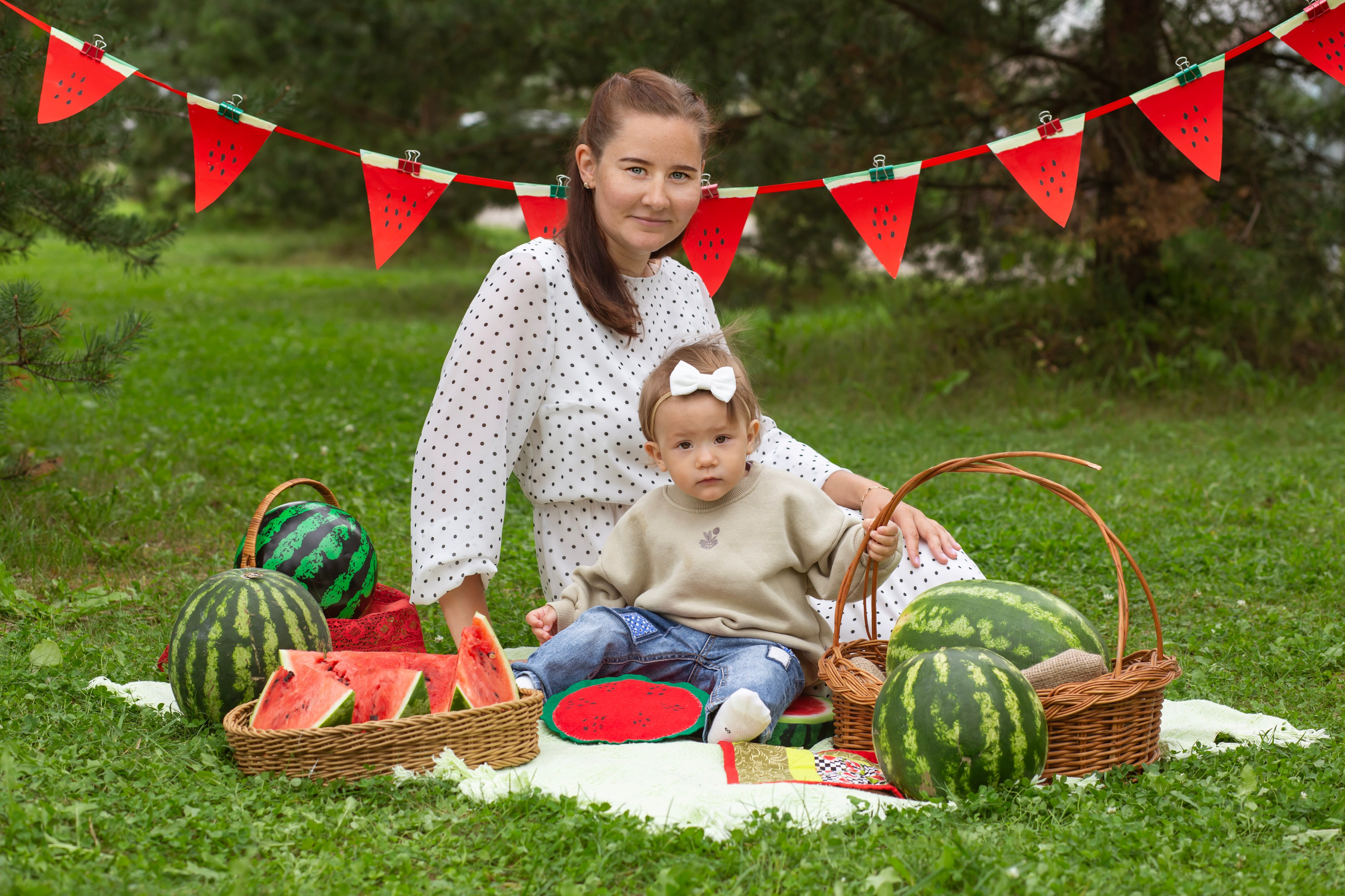 Арбузный фотодень в Жк Красногорский. Семейный и детский фотограф в Москве и МО — Александра