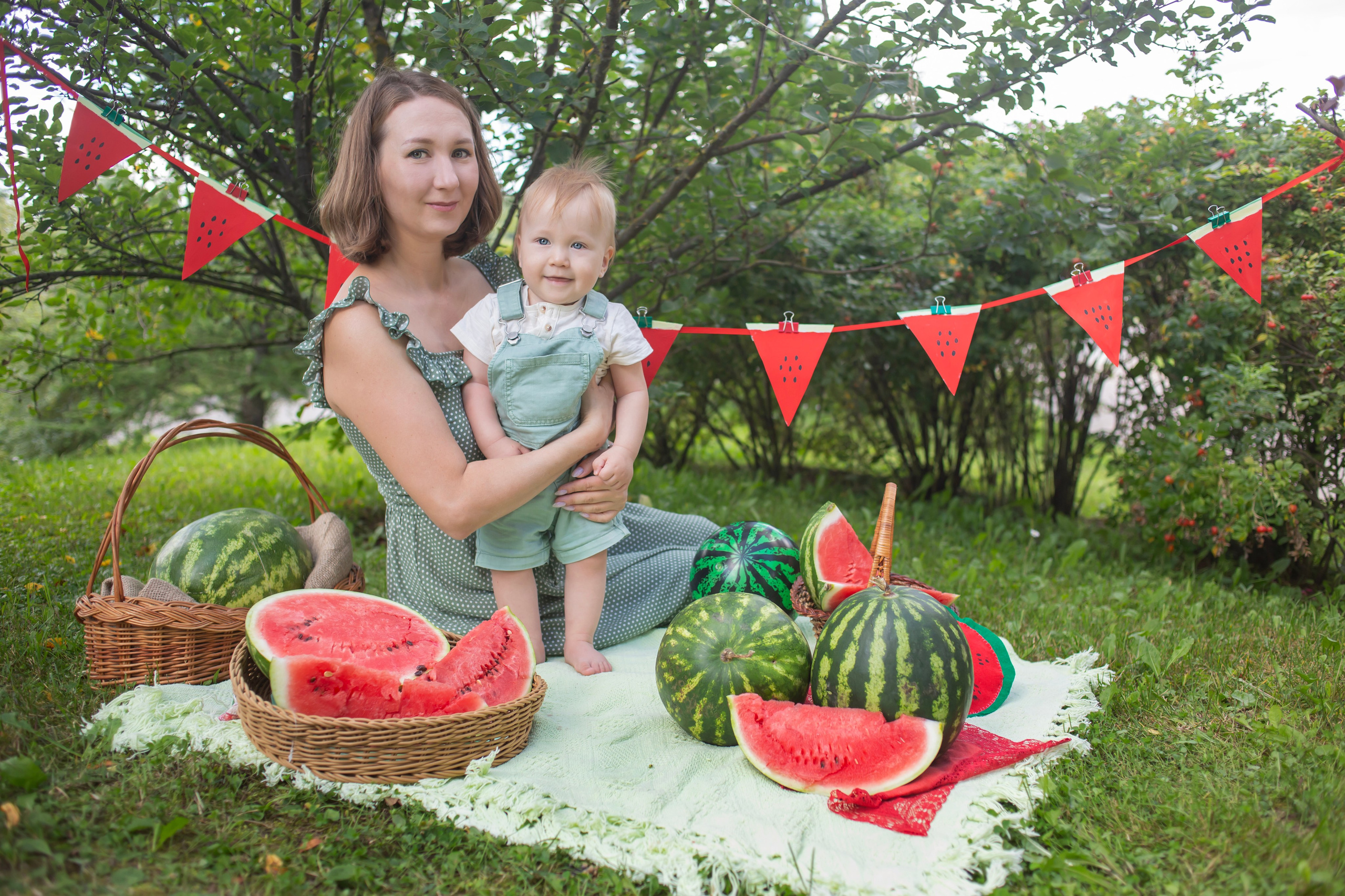 Арбузный фотодень в Жк Красногорский. Семейный и детский фотограф в Москве и МО — Александра