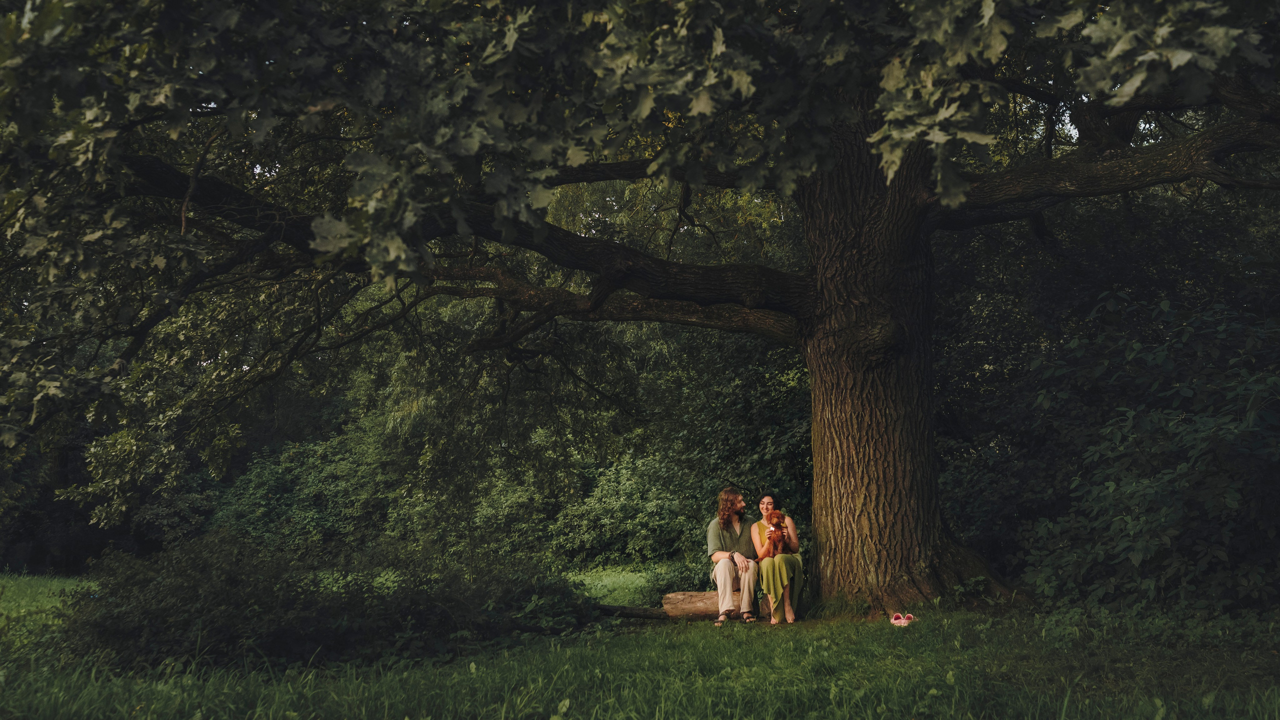 Марина, Тарас и Хагрид. Семейный фотограф анималист Ананьева Мария — Москва