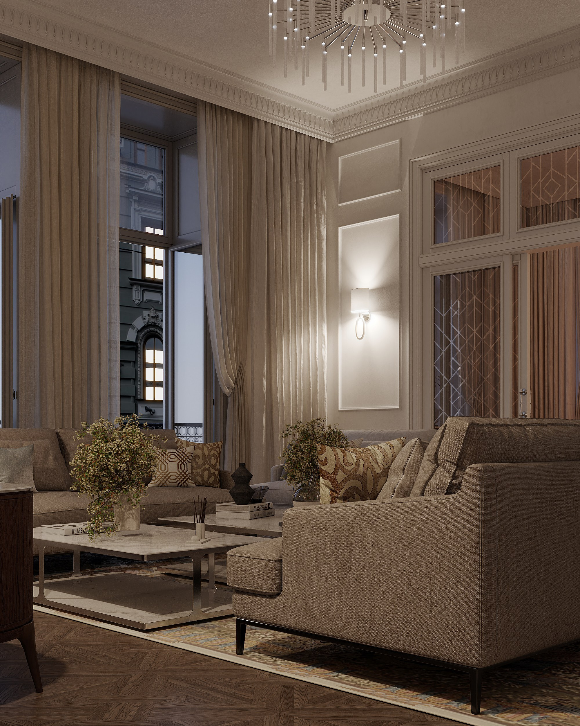 Четырехкомнатная квартира в Москве. 3D визуализатор в Москве Сердюк Владислав