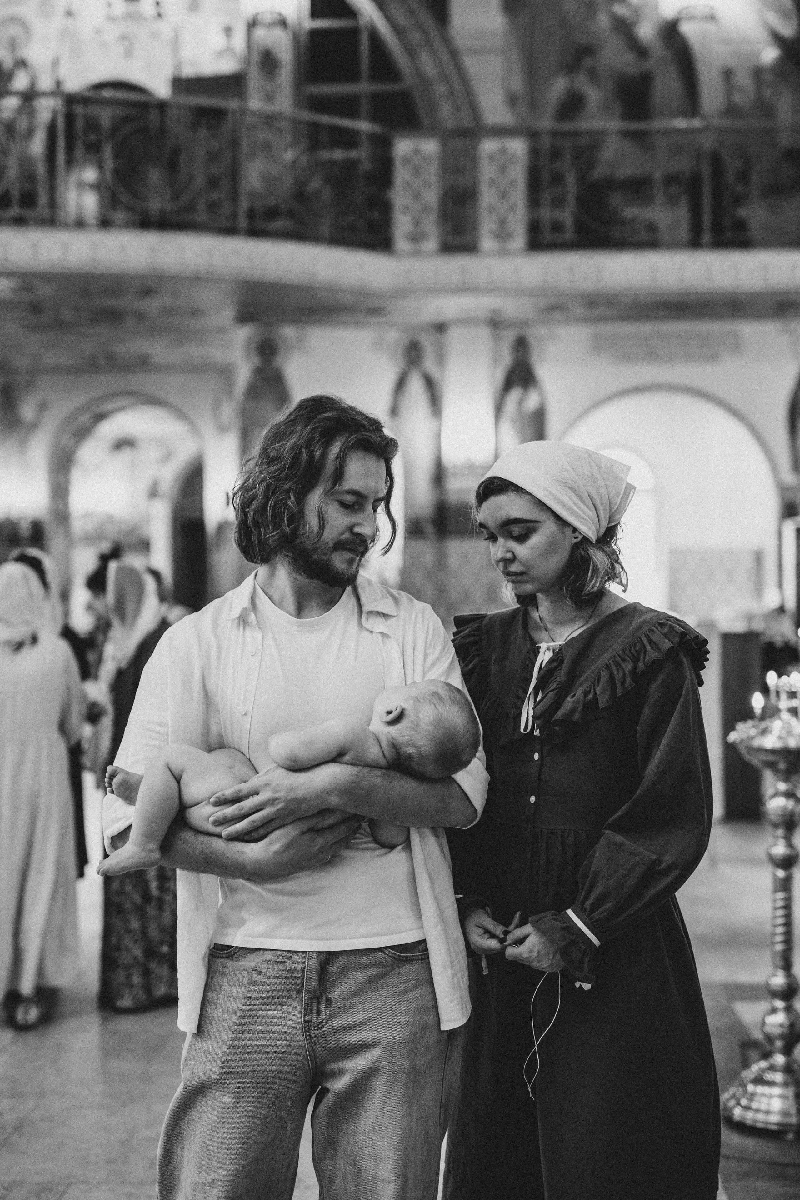 Таинство Крещения Веры. Фотограф новорождённых Newborn Москва