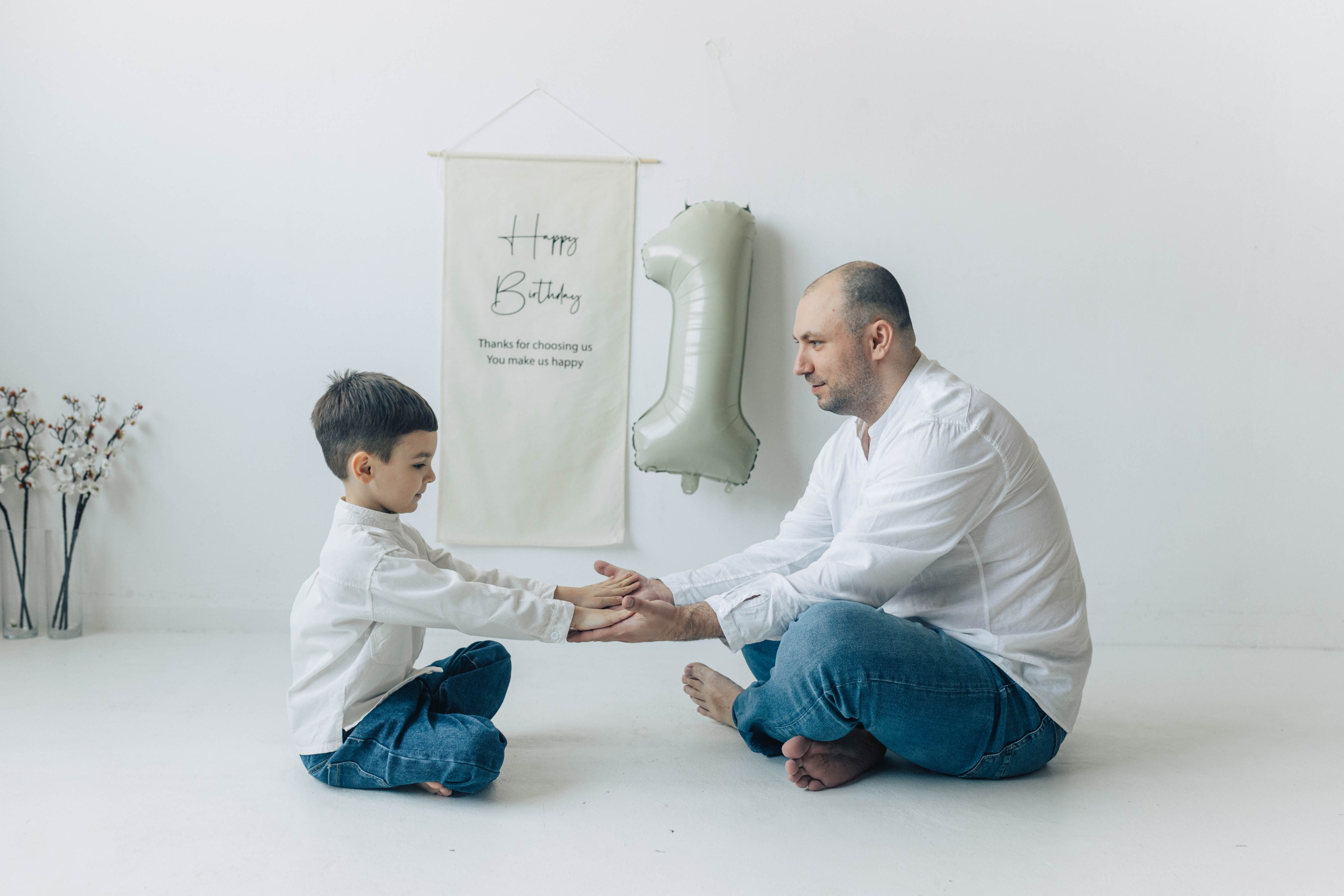 Семейные фото на годиках. Фотограф новорожденных Серпухов, Протвино, Москва I Марина Бурмистрова