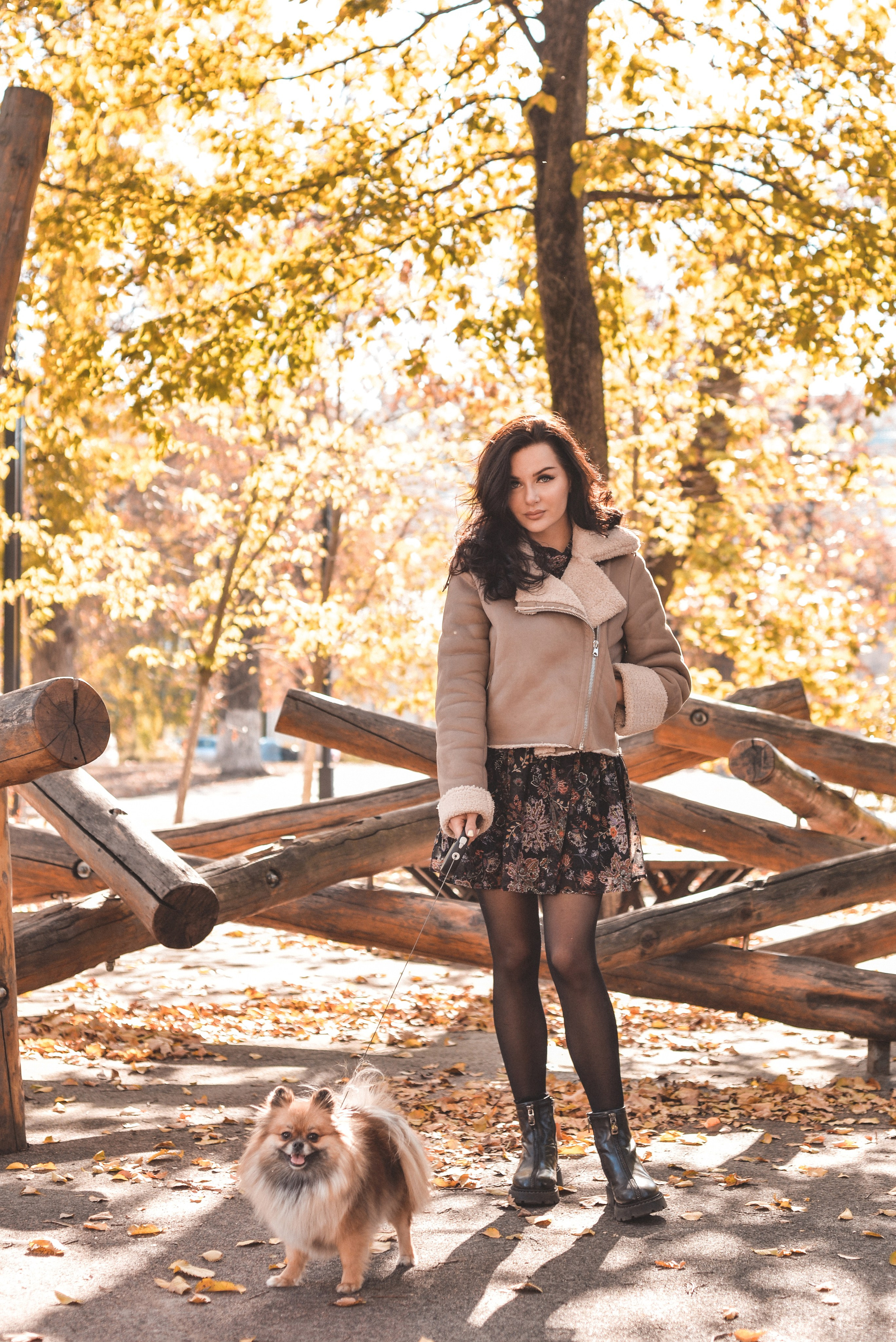 Алина с Кнопкой прогулка. Семейный и свадебный фотограф Галина Абакумова, фотосессии в Белгороде