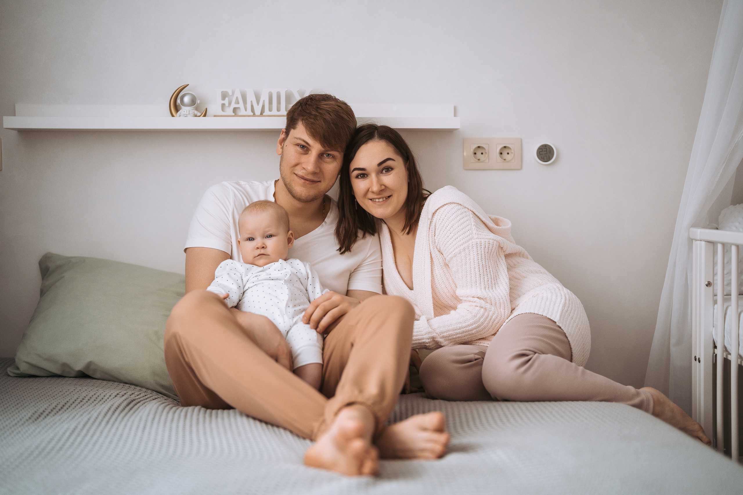 Николай, Динара и Алиночка. Фотограф Королева Елена в Москве