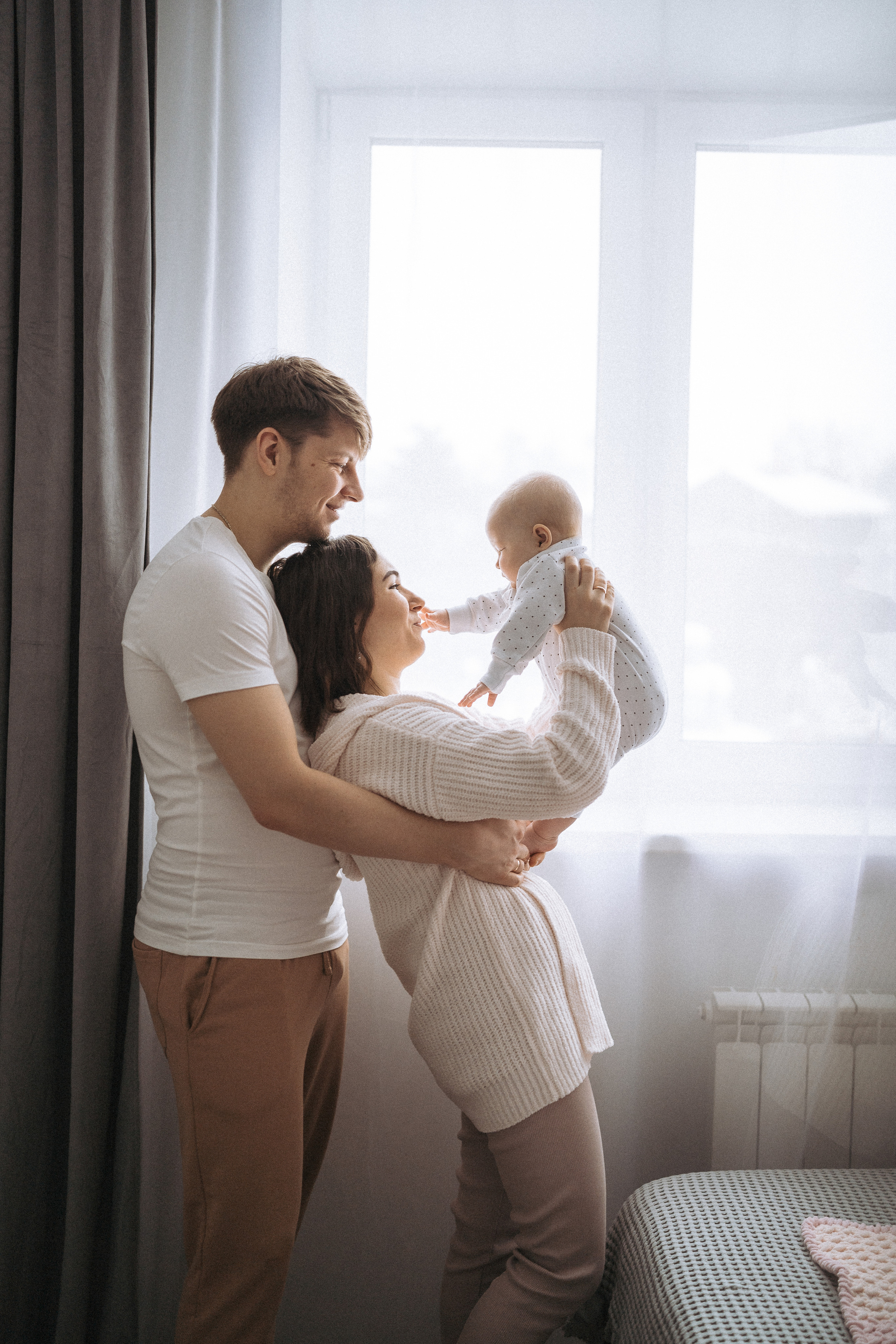 Николай, Динара и Алиночка. Фотограф Королева Елена в Москве