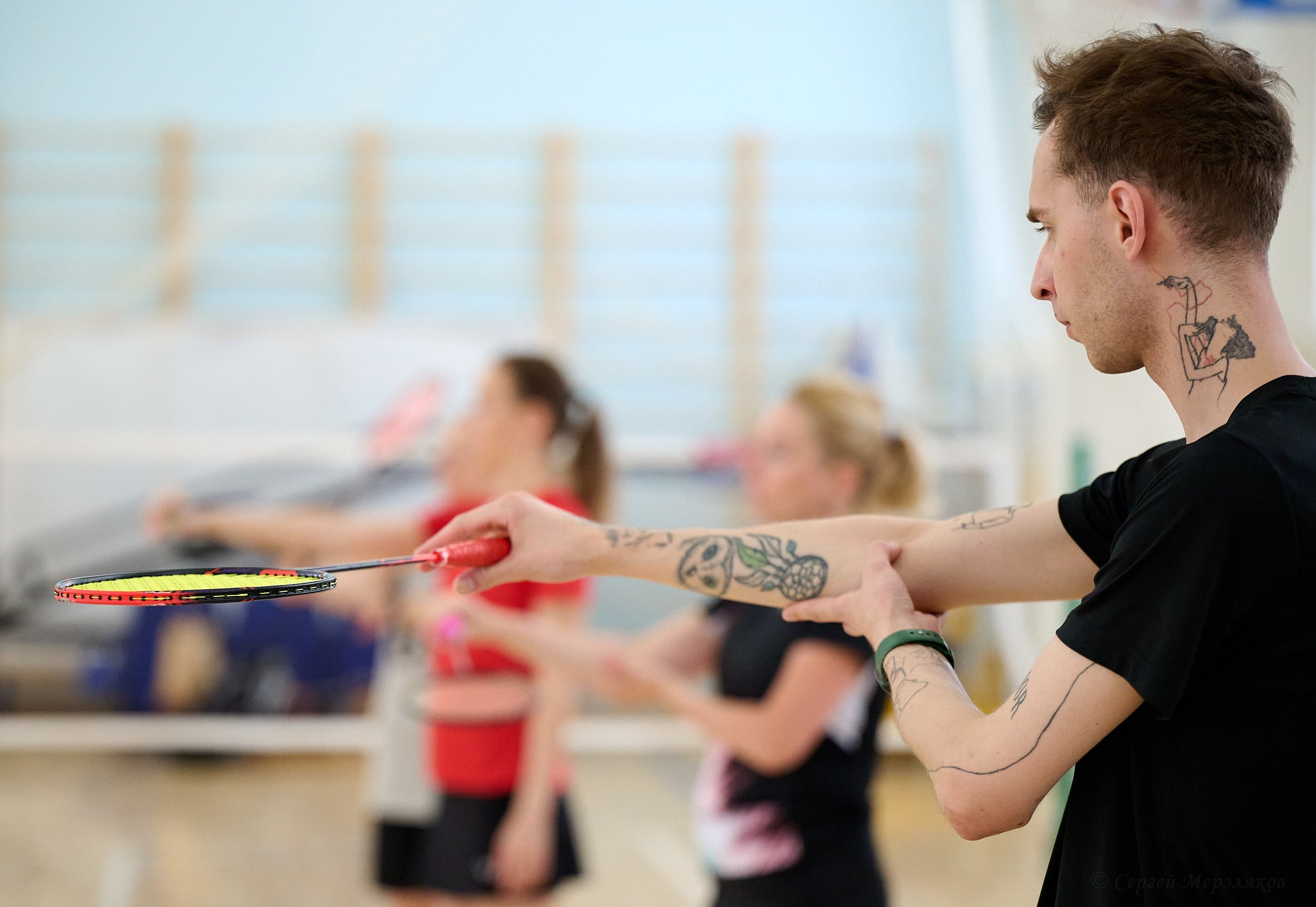 Бадминтон. Мастер-класс Любови Сухановой. Ижевск. 20.07.2024. Спортивный репортажный фотограф в Ижевске Сергей Мерзляков