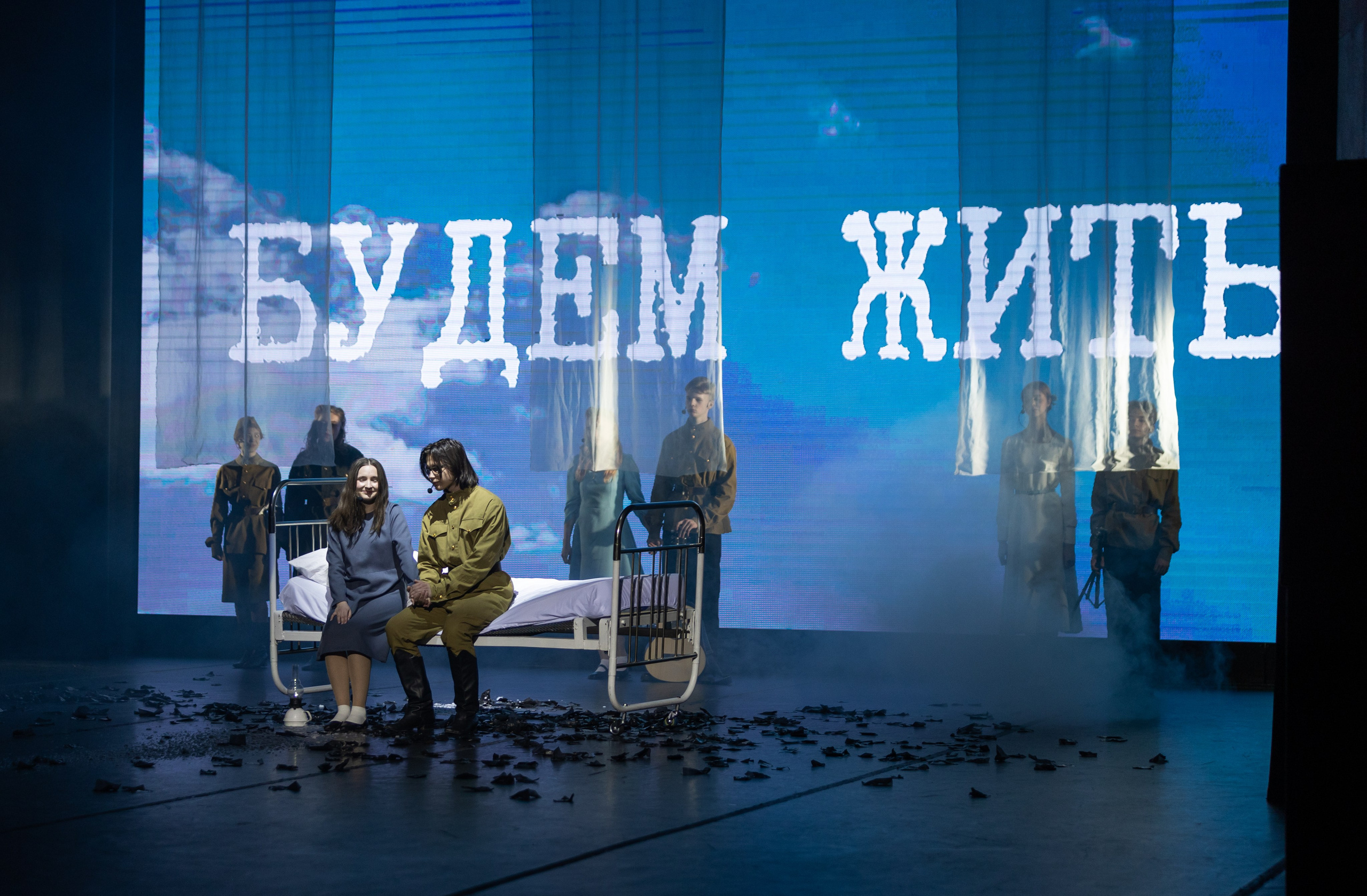 Спектакль «Будем жить». Молодежный театр Призма. Фотограф в Нижнем Новгороде, Дзержинске Олеся Хозяева