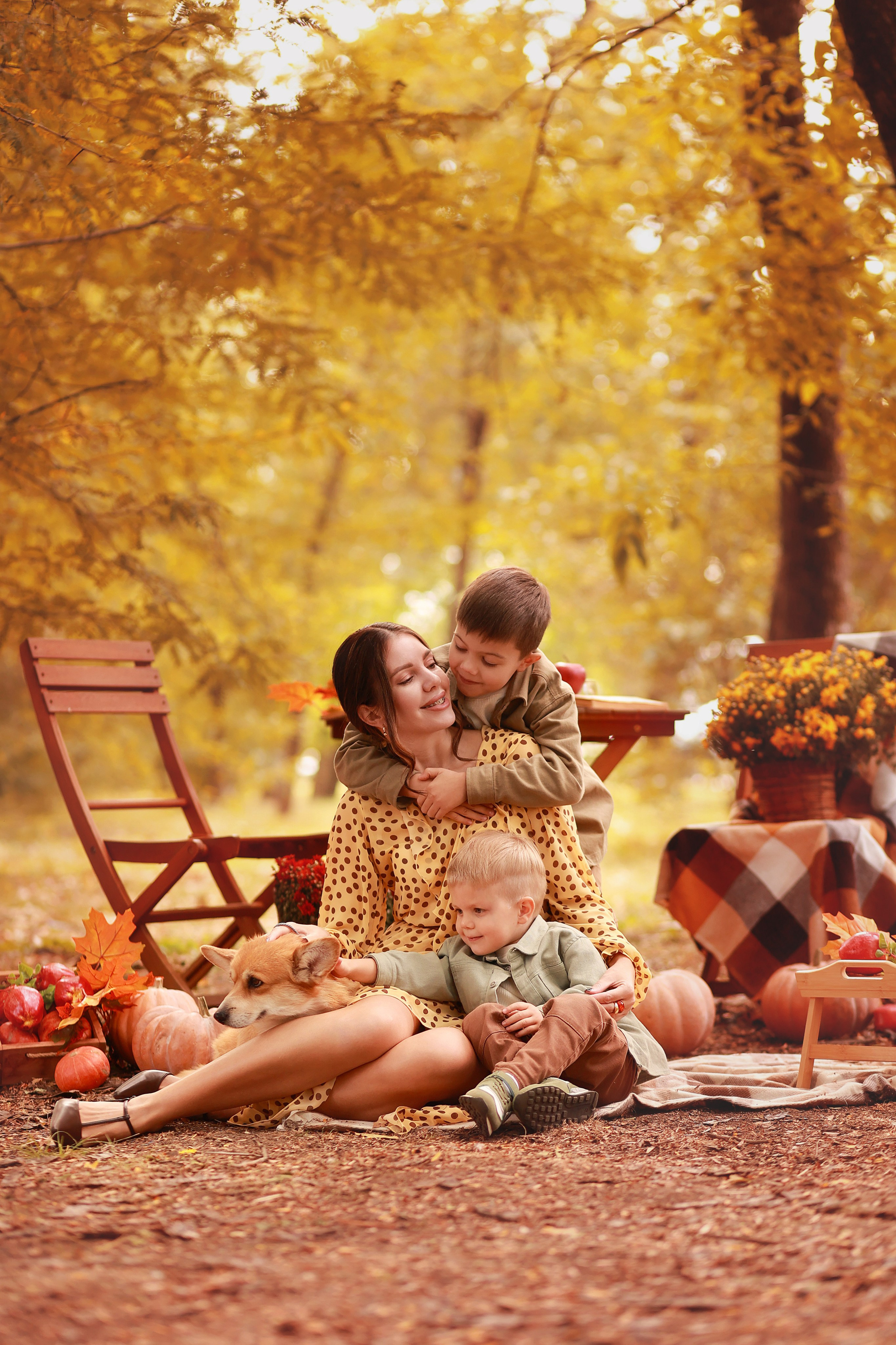Пикник в парке. Детский семейный фотограф Краснодар