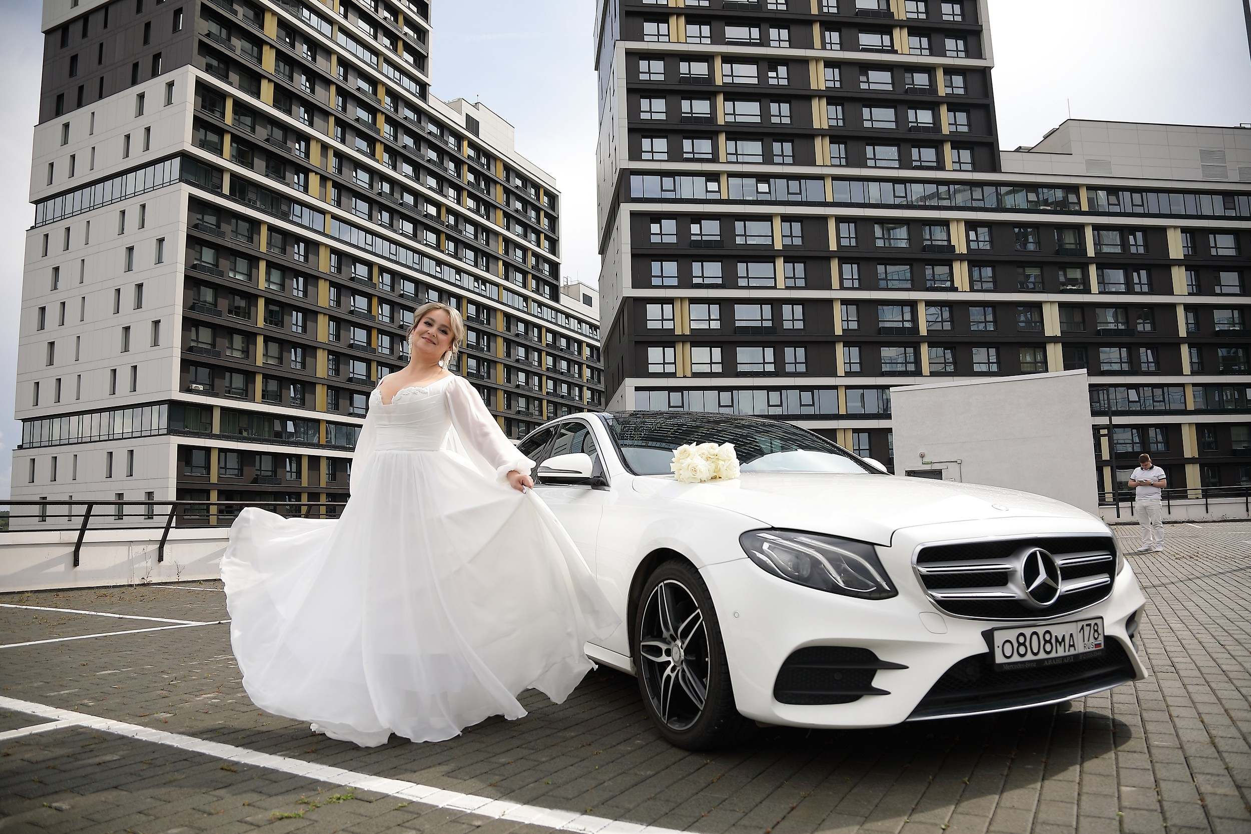 свадебная прогулка молодоженов