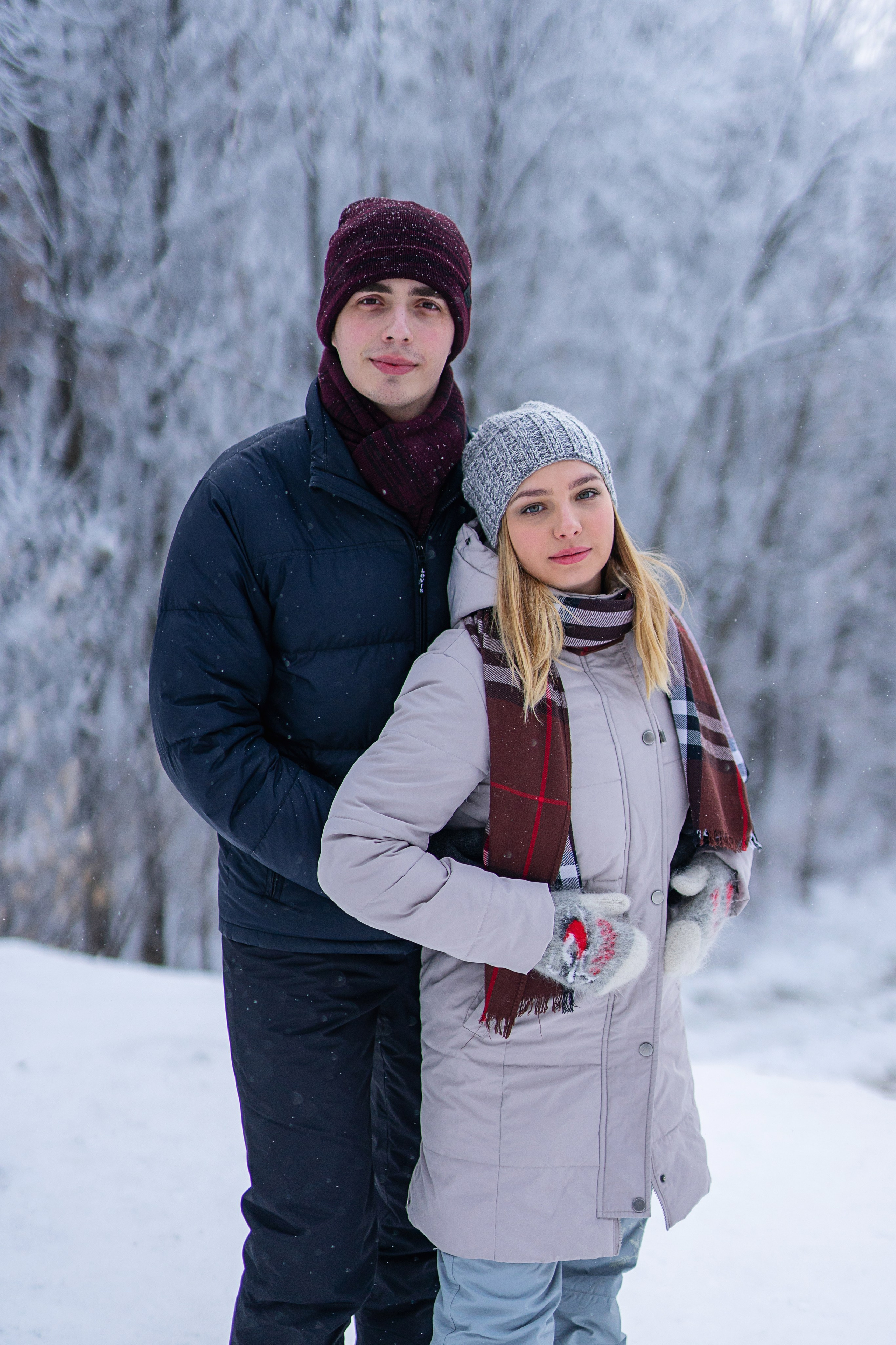 Толя и Поля — зимняя прогулка. Свадебный и семейный фотограф Марина Лежнева, г. Уфа