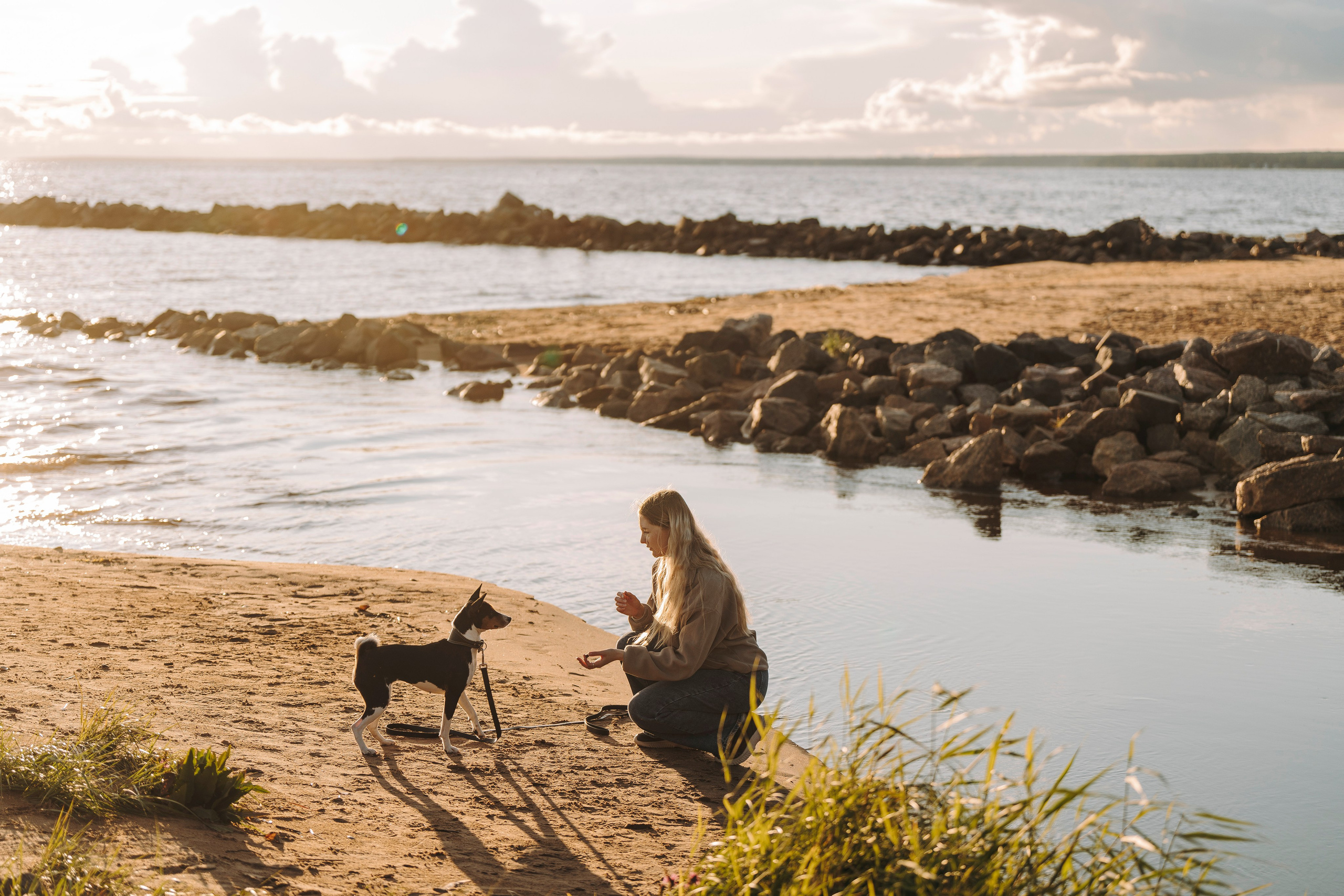 Екатерина и Дива. Фотограф анималист в Спб недорого Олеся Майорова