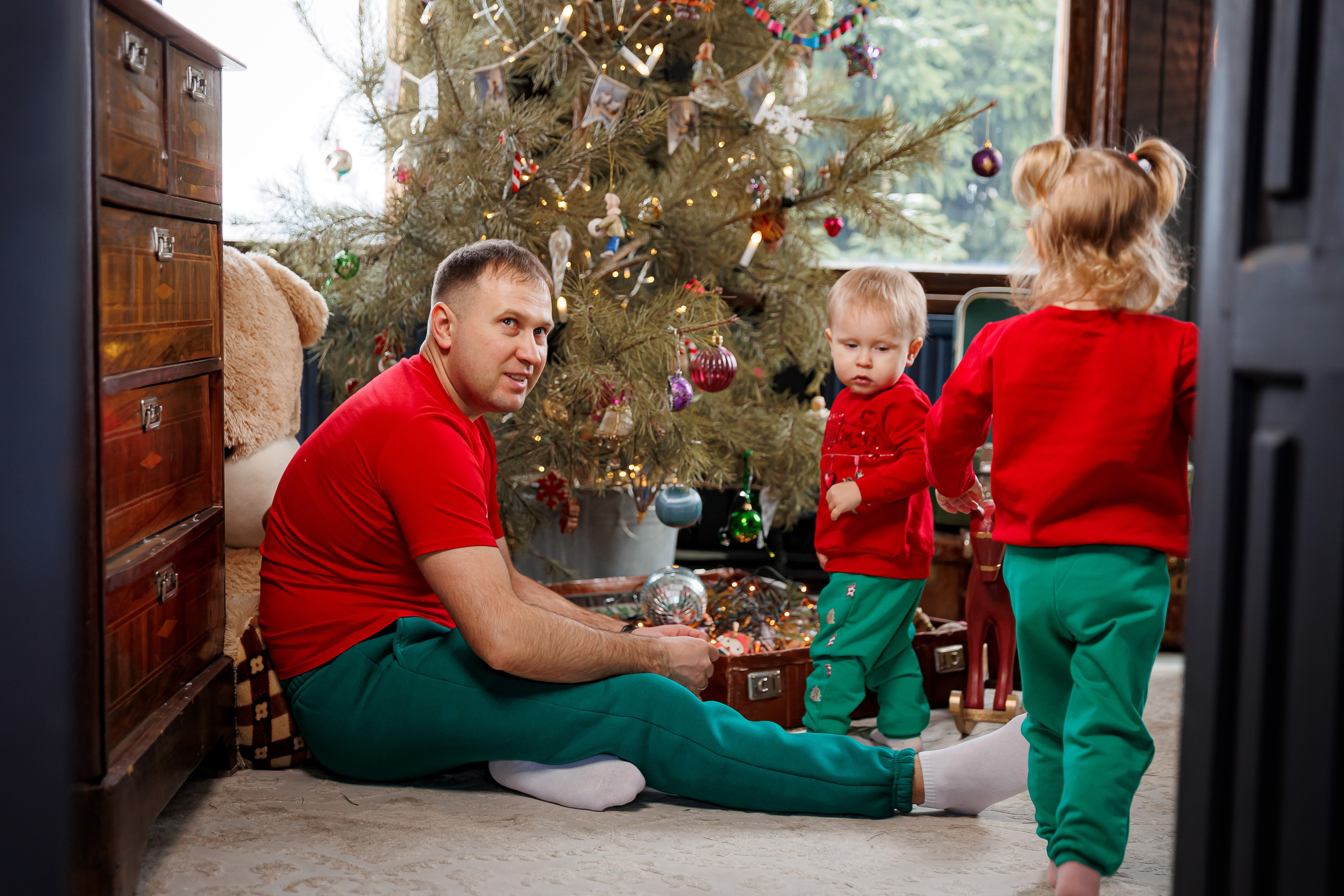 Предновогодняя история в Иславском. Семейный и детский фотограф Комина Елена, Власиха, Одинцово