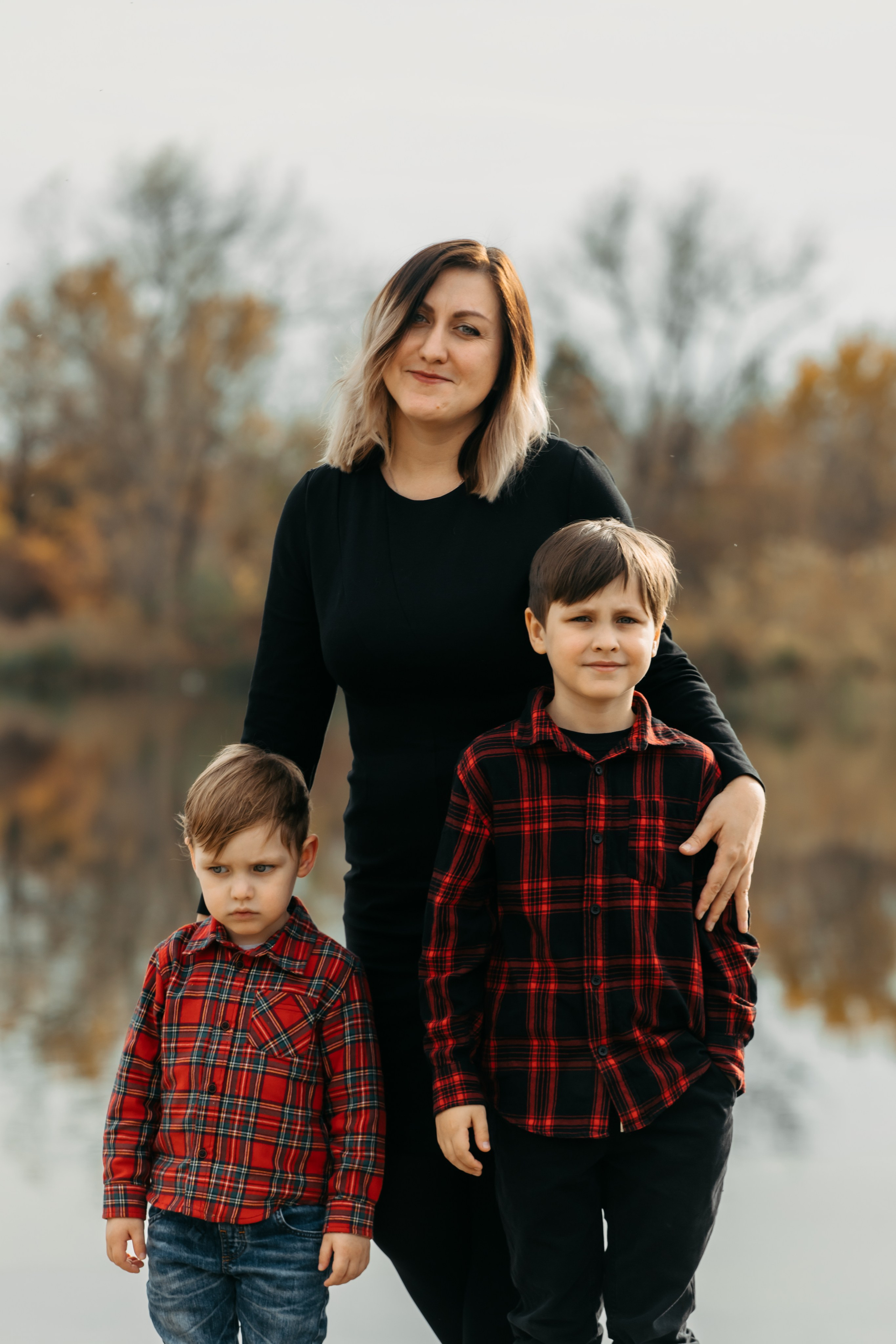 Семейная осенняя фотосессия на природе. Свадебный и семейный фотограф в Краснодарском крае Мария Данилкина