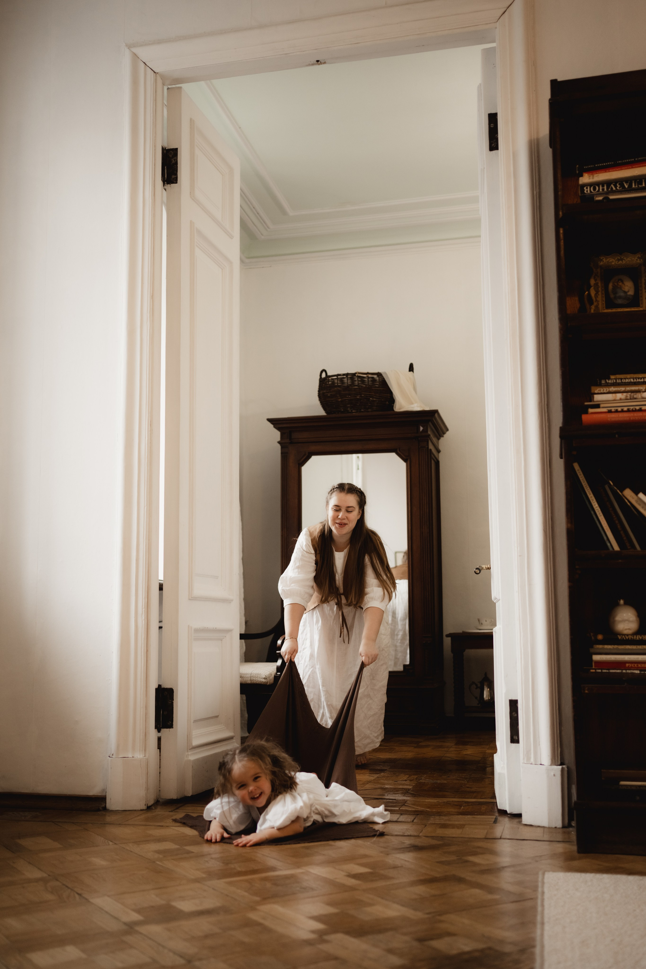 Винтажная фотосессия с дочкой. Семейный фотограф в Москве и в Домодедово Екатерина Патракова