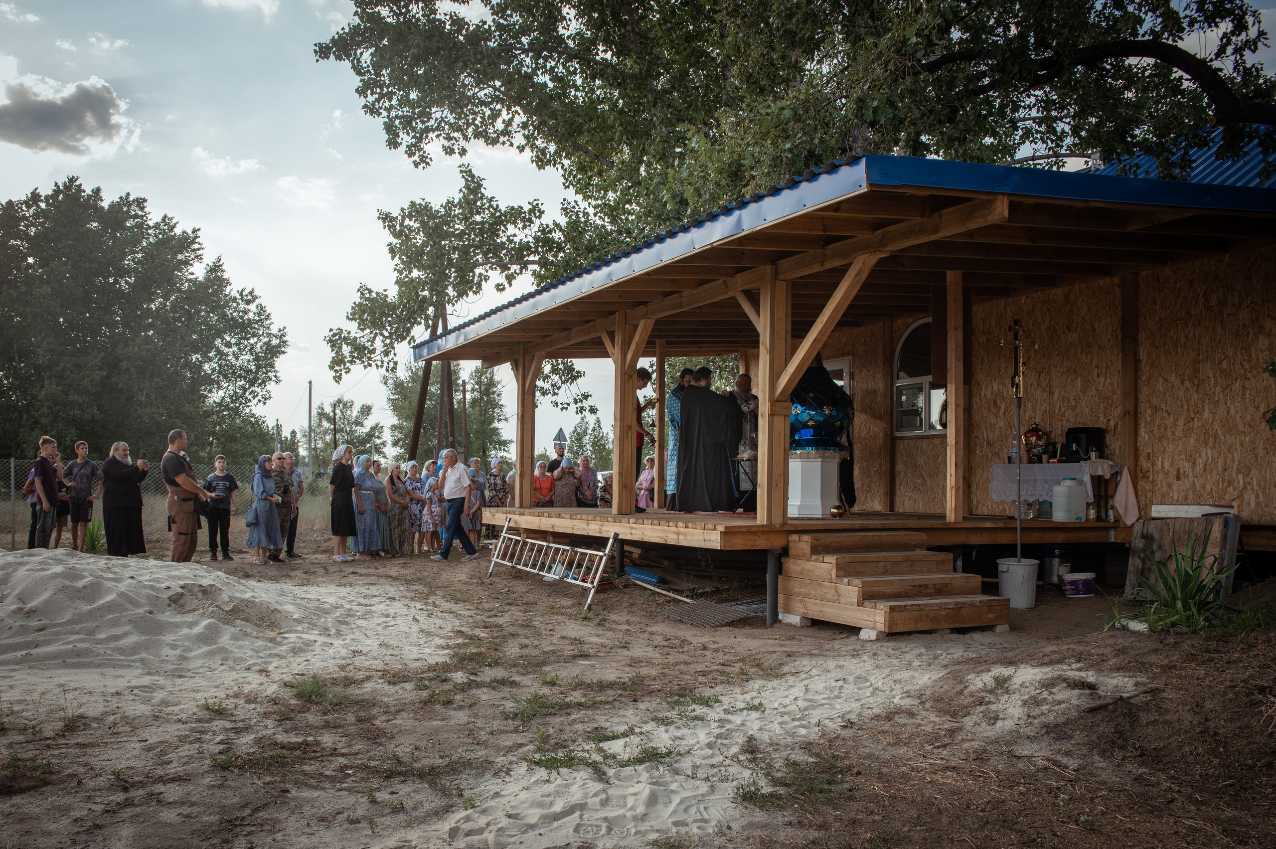 Освещение купола в храме Казанской иконы Божьей Матери х. Закутский. Церковный, семейный и репортажный фотограф Волгоград, Волжский