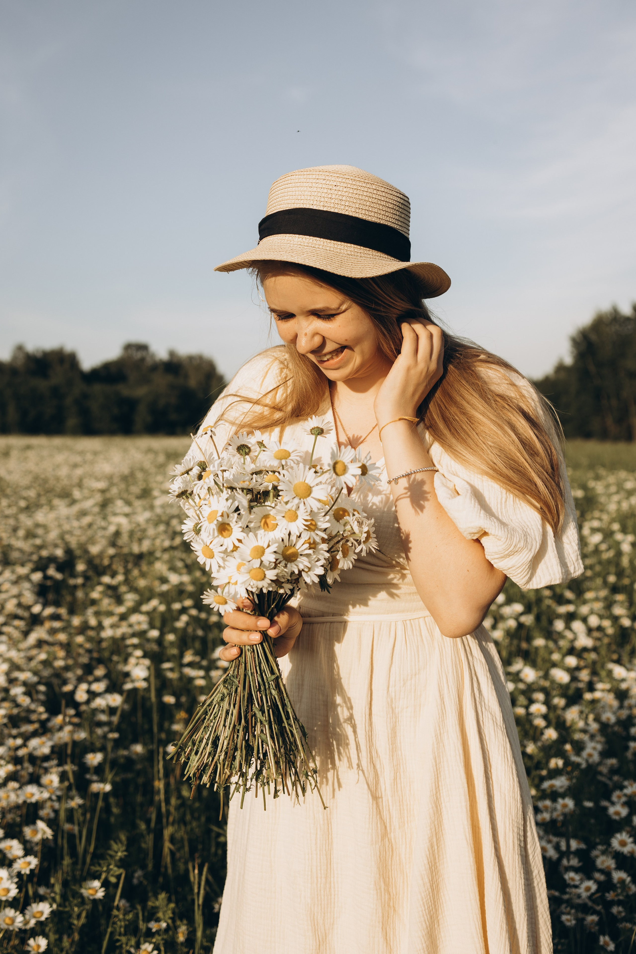 Маша и ромашки. Семейный фотограф в Москве Виктория Ястребинская