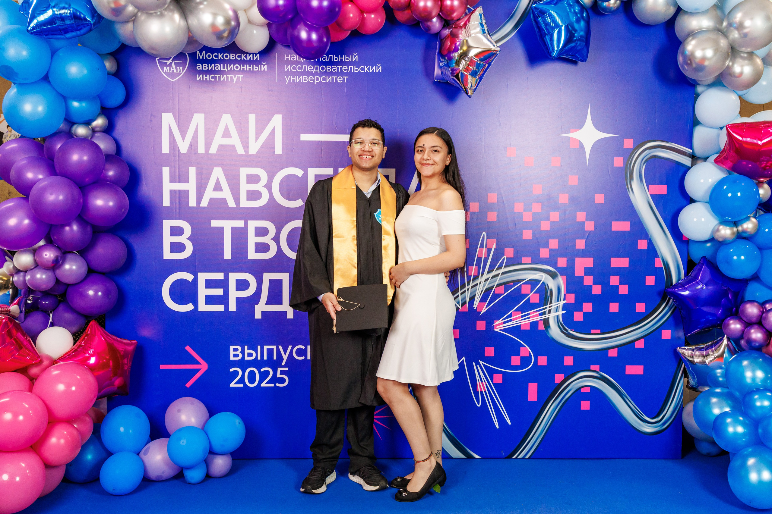 Вручение дипломов МАИ фото-зона. Фотограф в Москве Дмитрий Емельянов