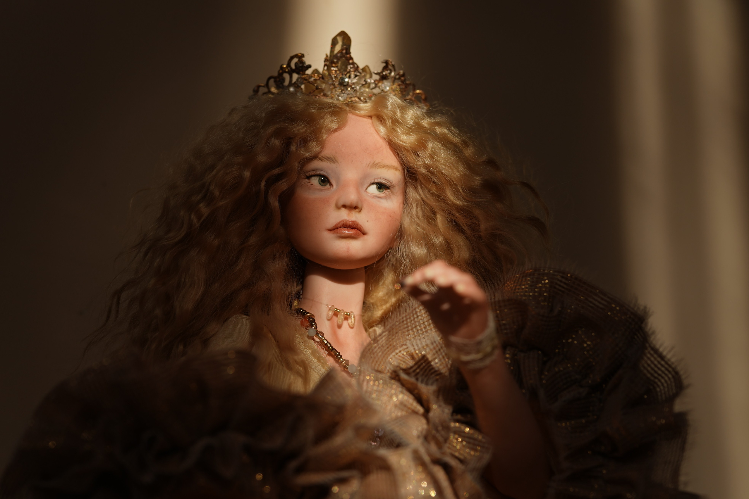 Съёмка фарфоровой куклы для фарфориста Алёны Клаузнер