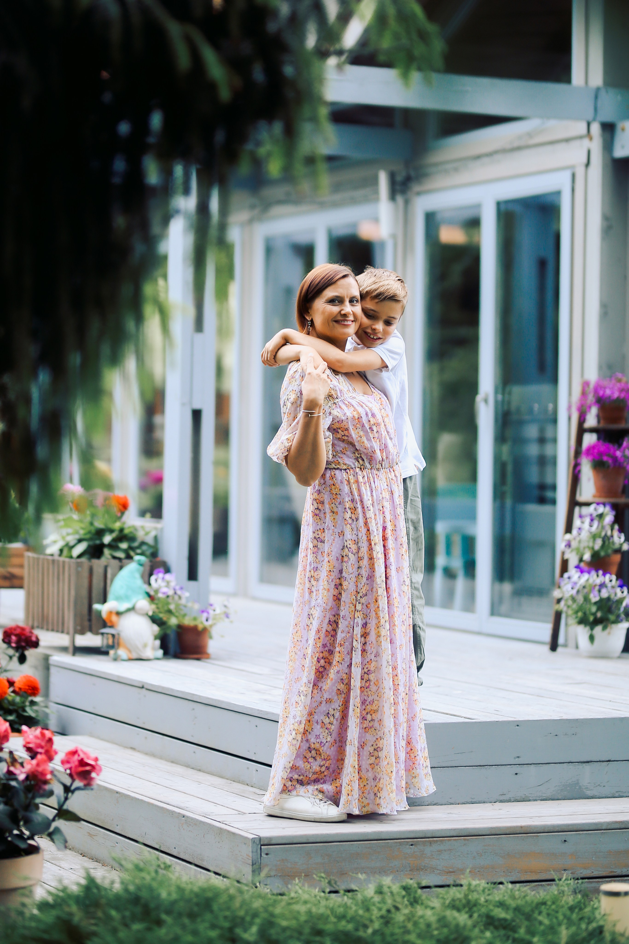 Юлия с семьей. Фотограф Анастасия Залевская