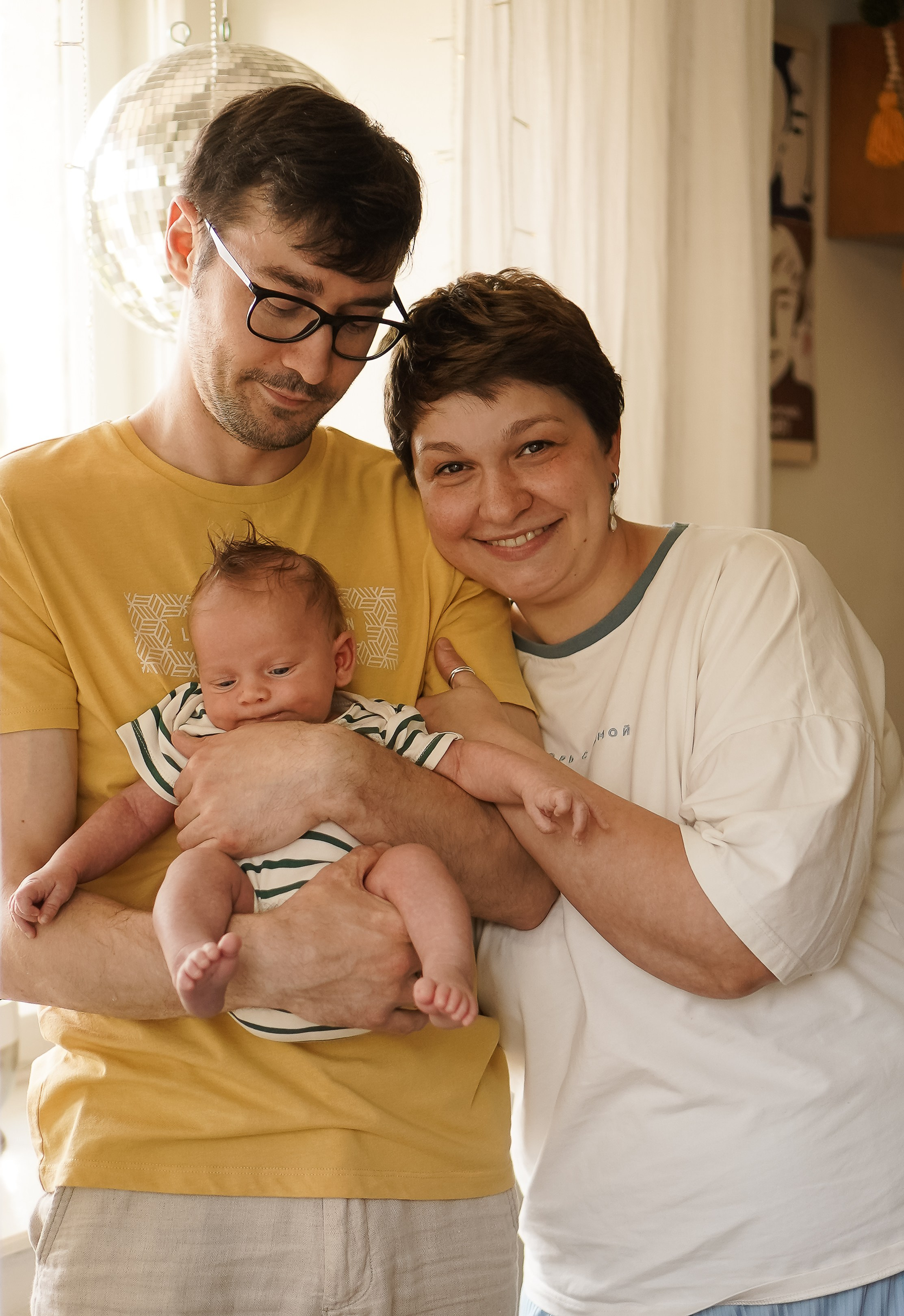 Федя, новенький на планете. Семейный фотограф в Москве Коровушкина Наталья. Съемка контента