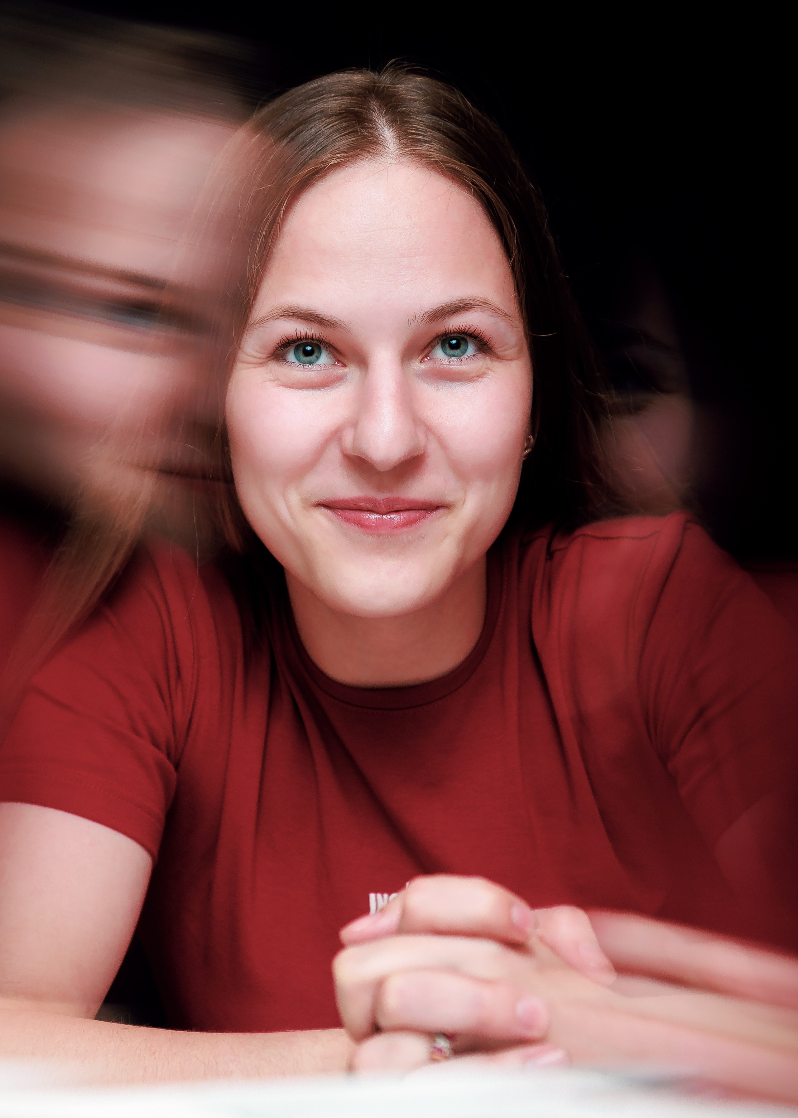 Фотосессия в красном на черном. Мск. Фото Полозов