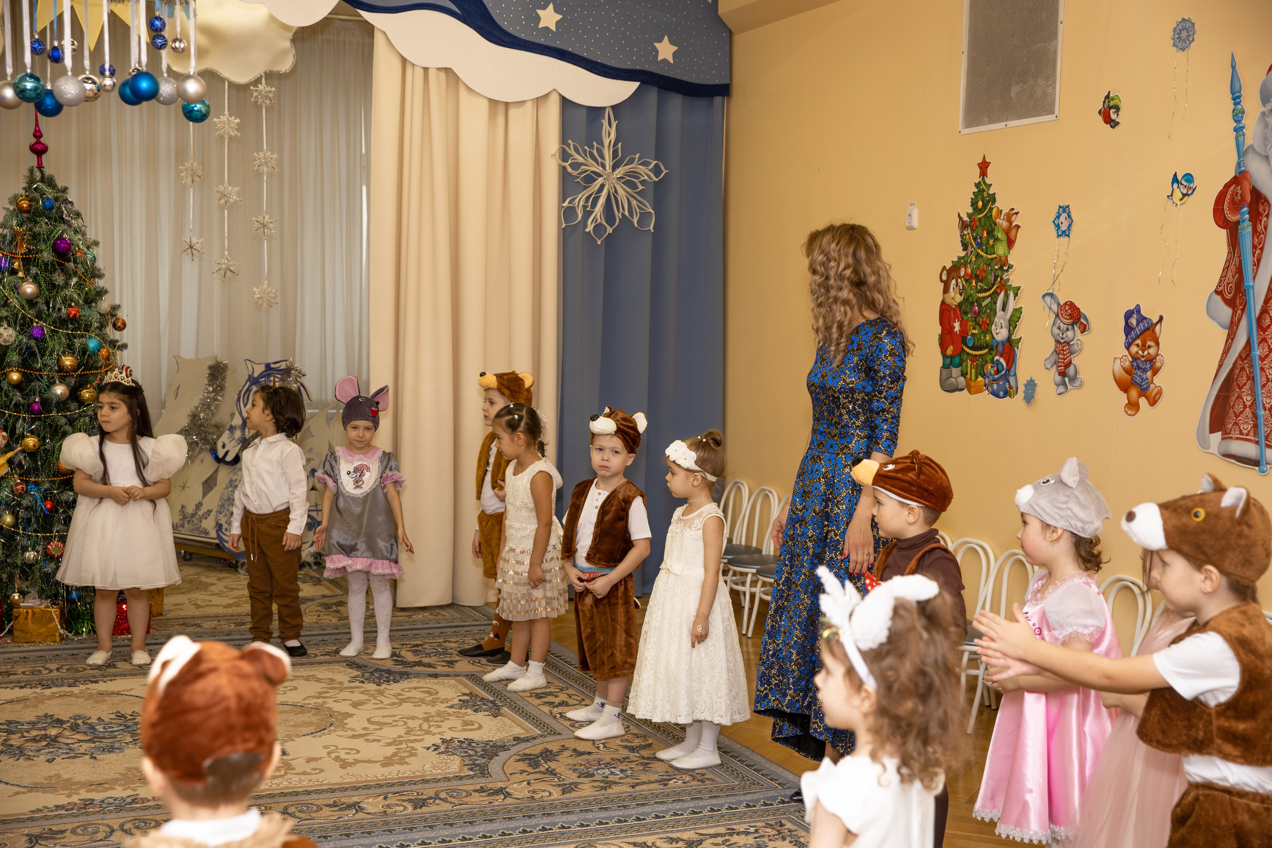 Новогодний утренник Росинка. Фотограф в Железнодорожном и Балашихе