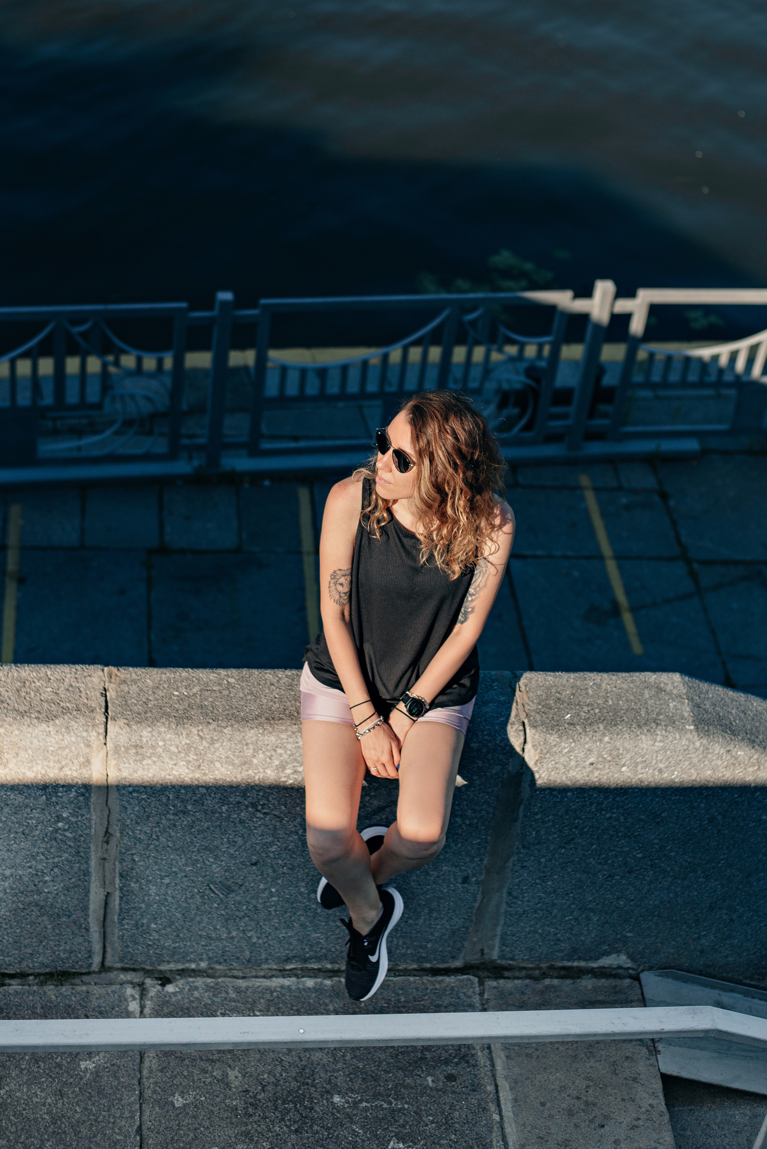 Спортивная фотосессия для девушки. Фотограф Москва