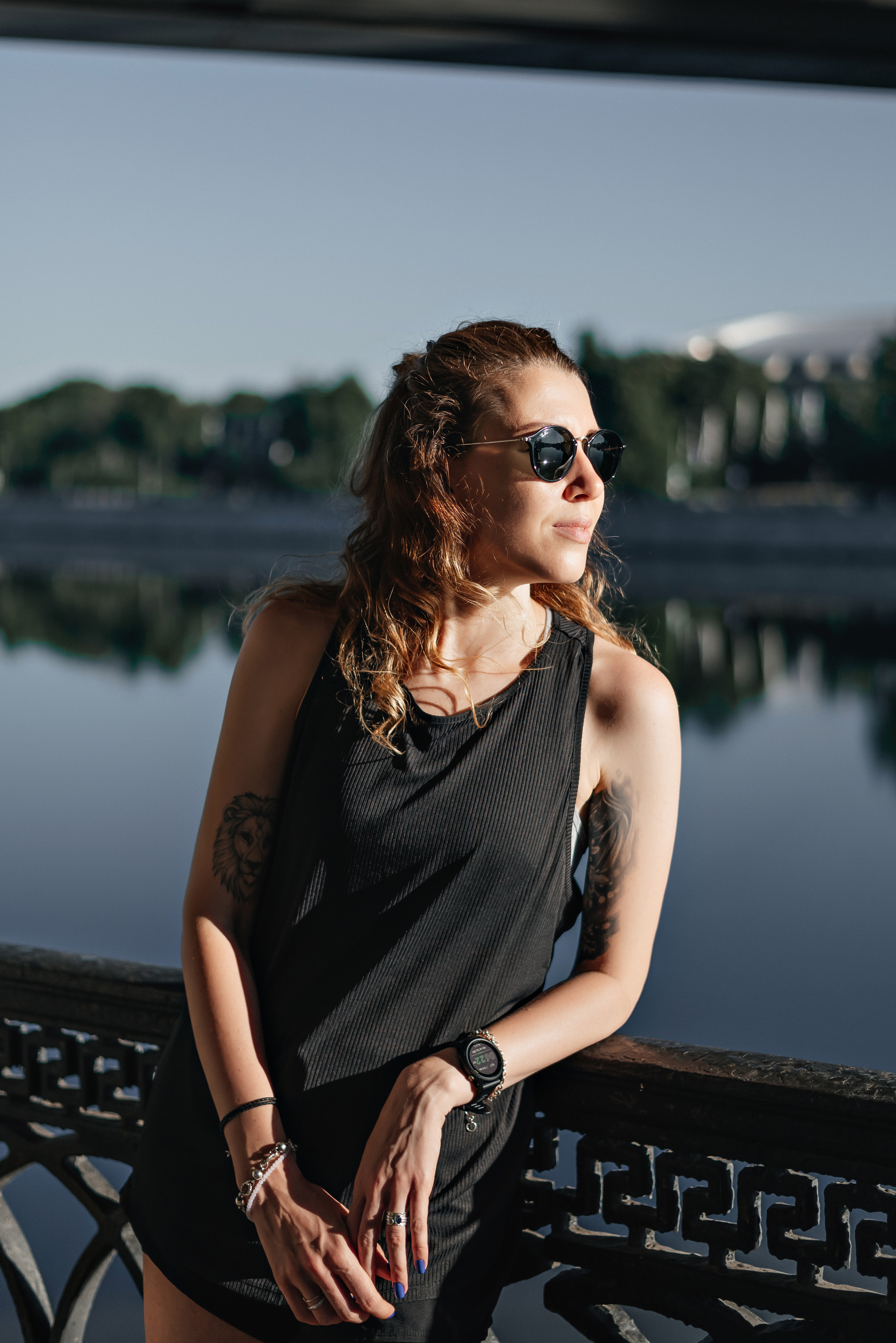 Спортивная фотосессия для девушки. Фотограф Москва