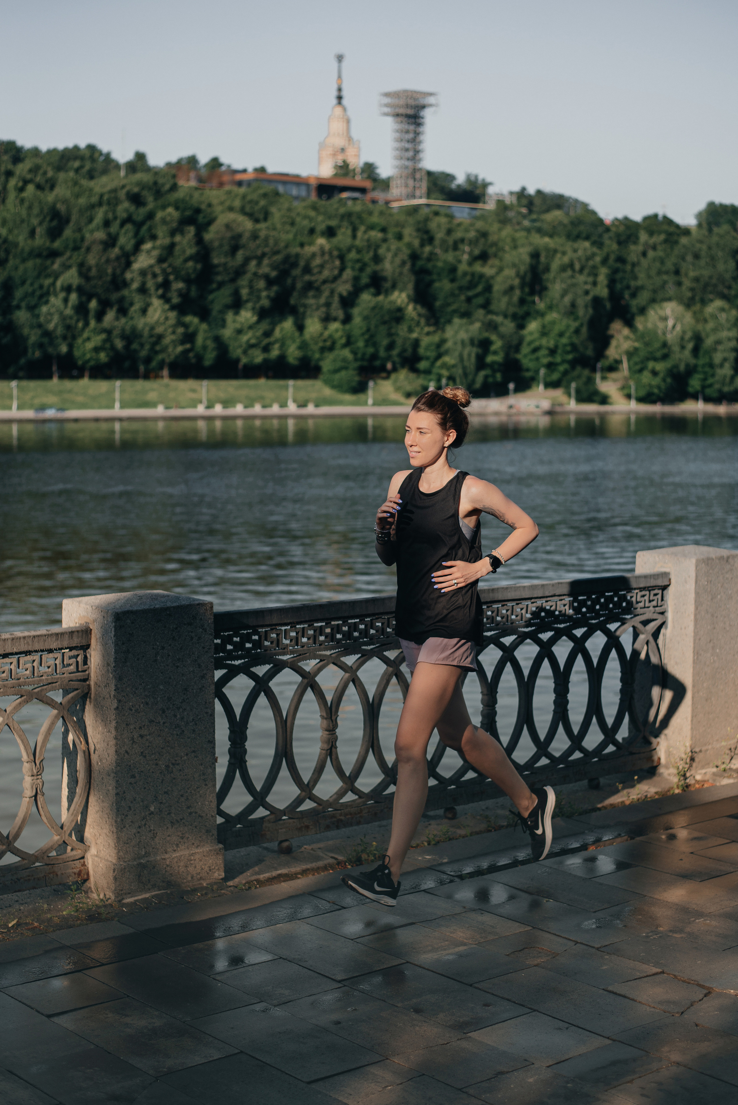 Спортивная фотосессия для девушки. Фотограф Москва